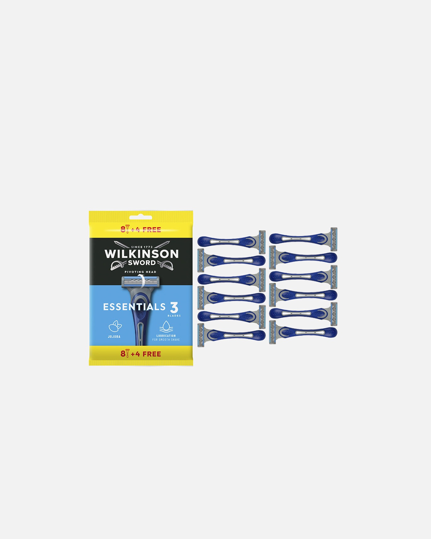 Brzytwa dla Mężczyzna Wilkinson ESSENTIALS 3 jednorazowe maszynki do golenia 1 sztuka