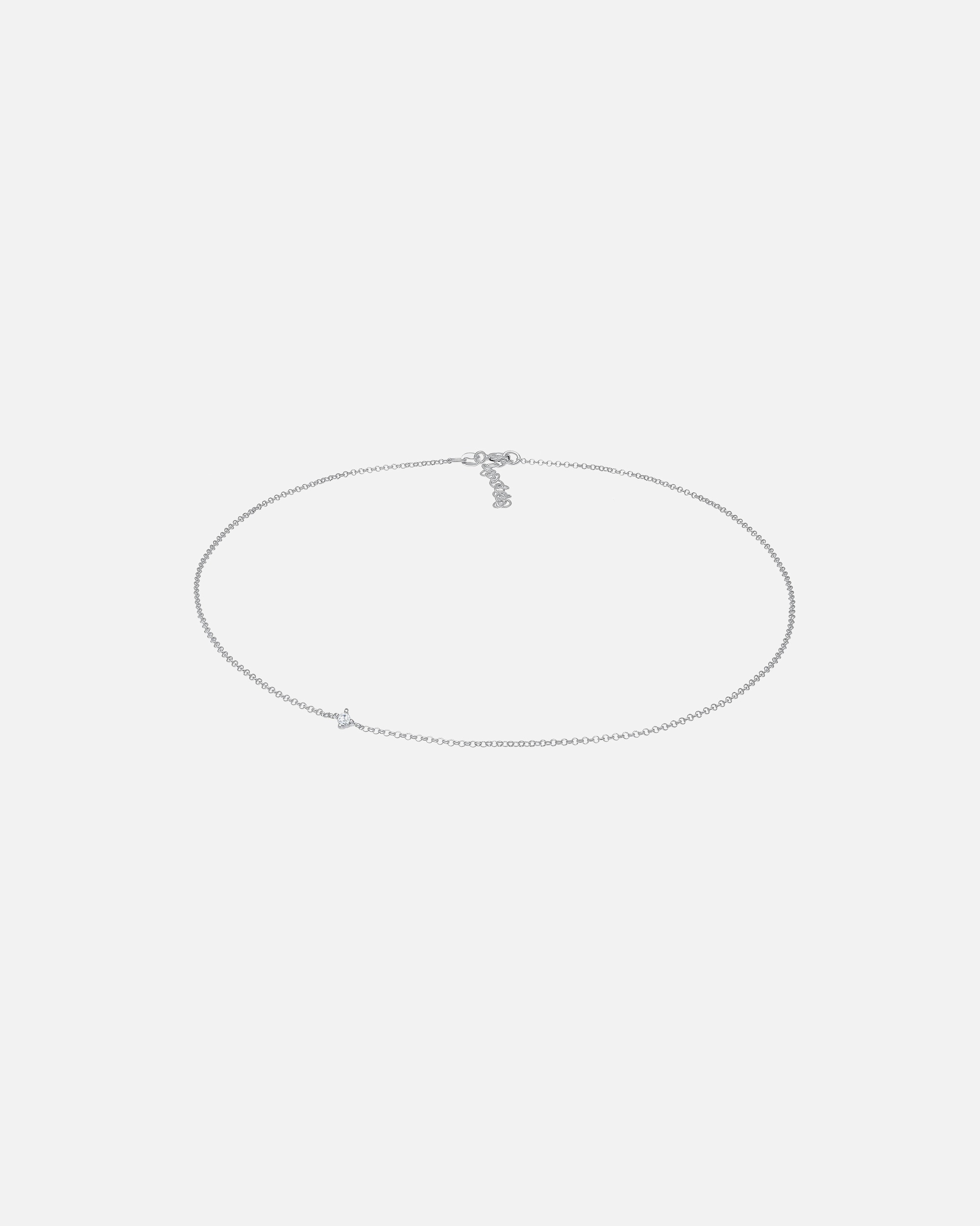 Naszyjnik dla Kobieta Elli Damski choker soliter z kryształem cyrkonii w srebrze próby 925 Sterling Silver silberfarben
