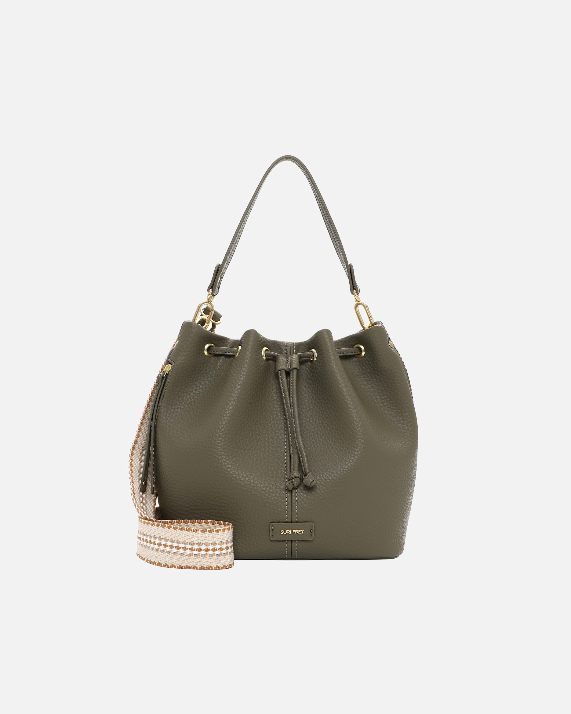 Torba na ramię dla Kobieta SURI FREY Worek SFY Gray Khaki