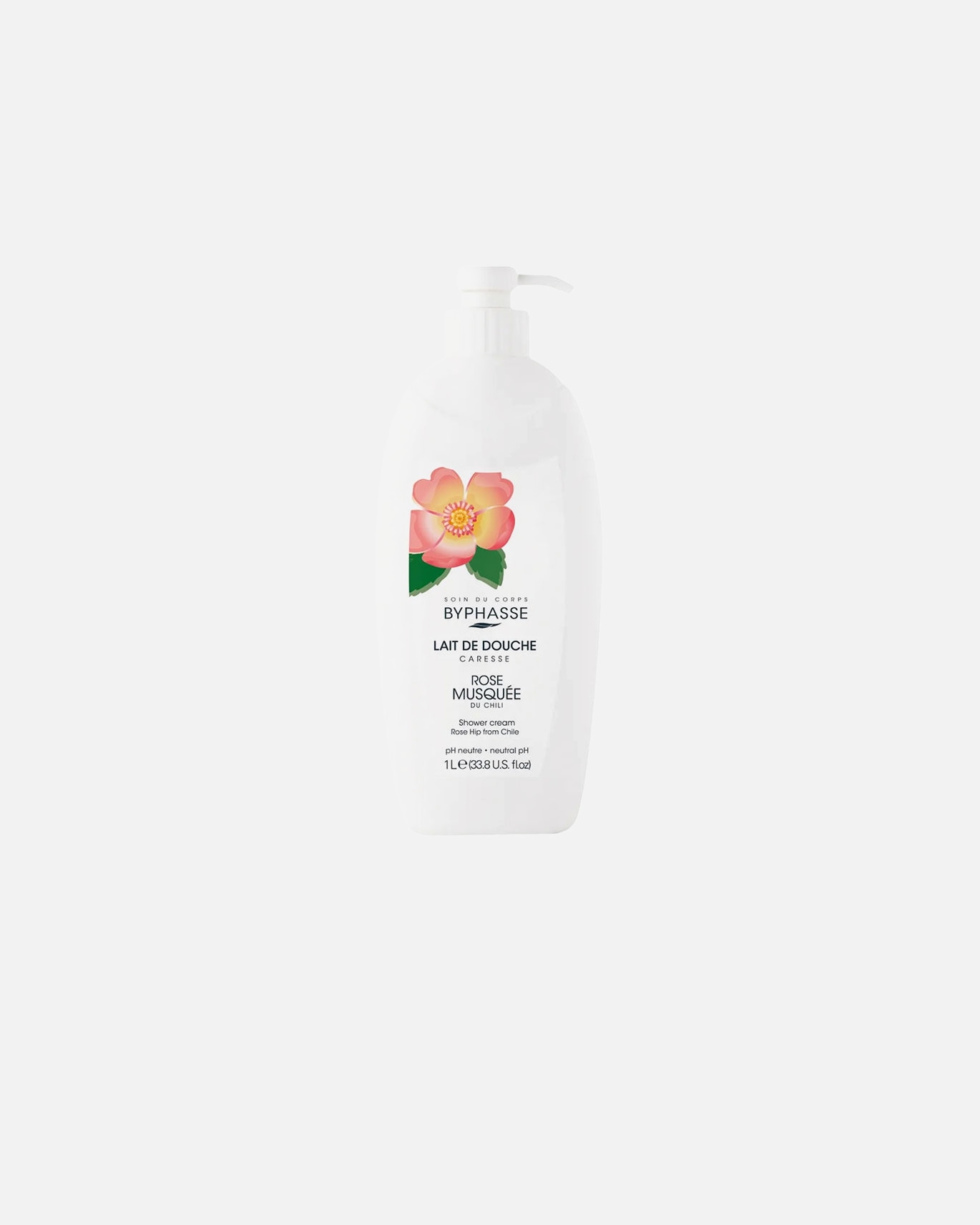 Żel pod prysznic dla Unisex Krem pod prysznic CARESSE z dzikiej róży 1000 ml