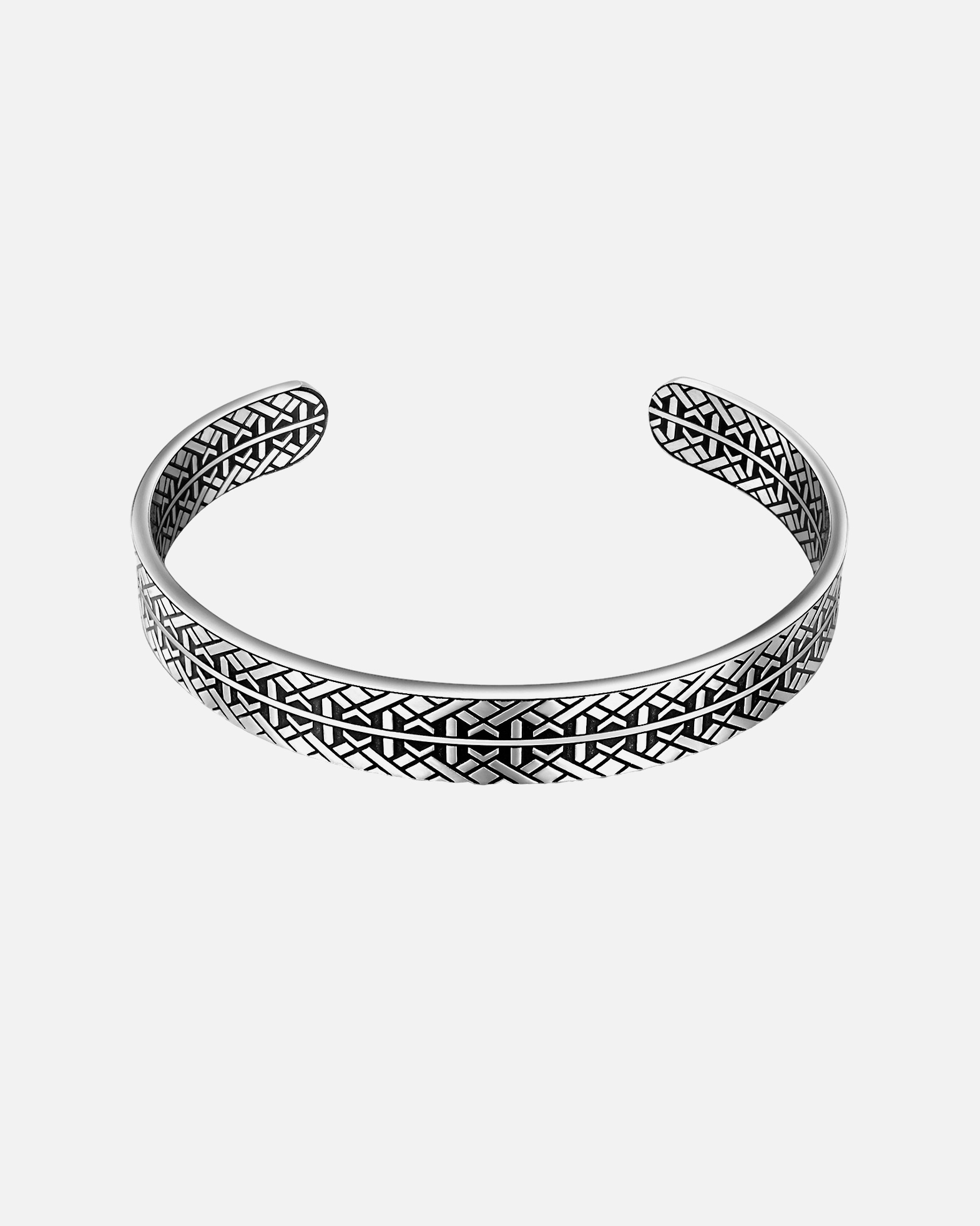 Bransoletka obręcz dla Mężczyzna Stal nierdzewna 18,0 - 21,0 cm, flexibel einstellbar