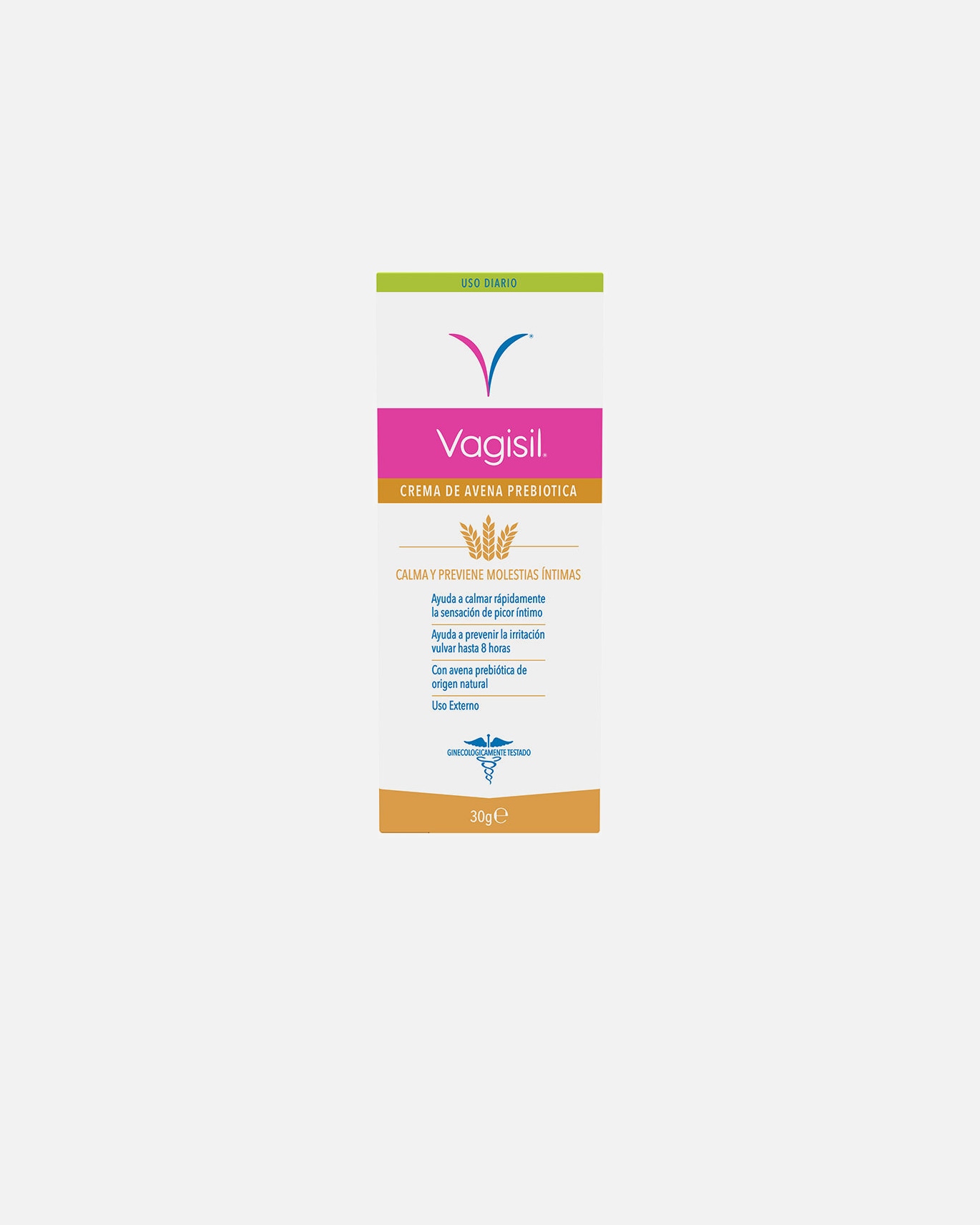 Leki na menopauze dla Kobieta Vagisil KREM NA DZIEŃ Prebiotyczne płatki owsiane 2 w 1 30 gr