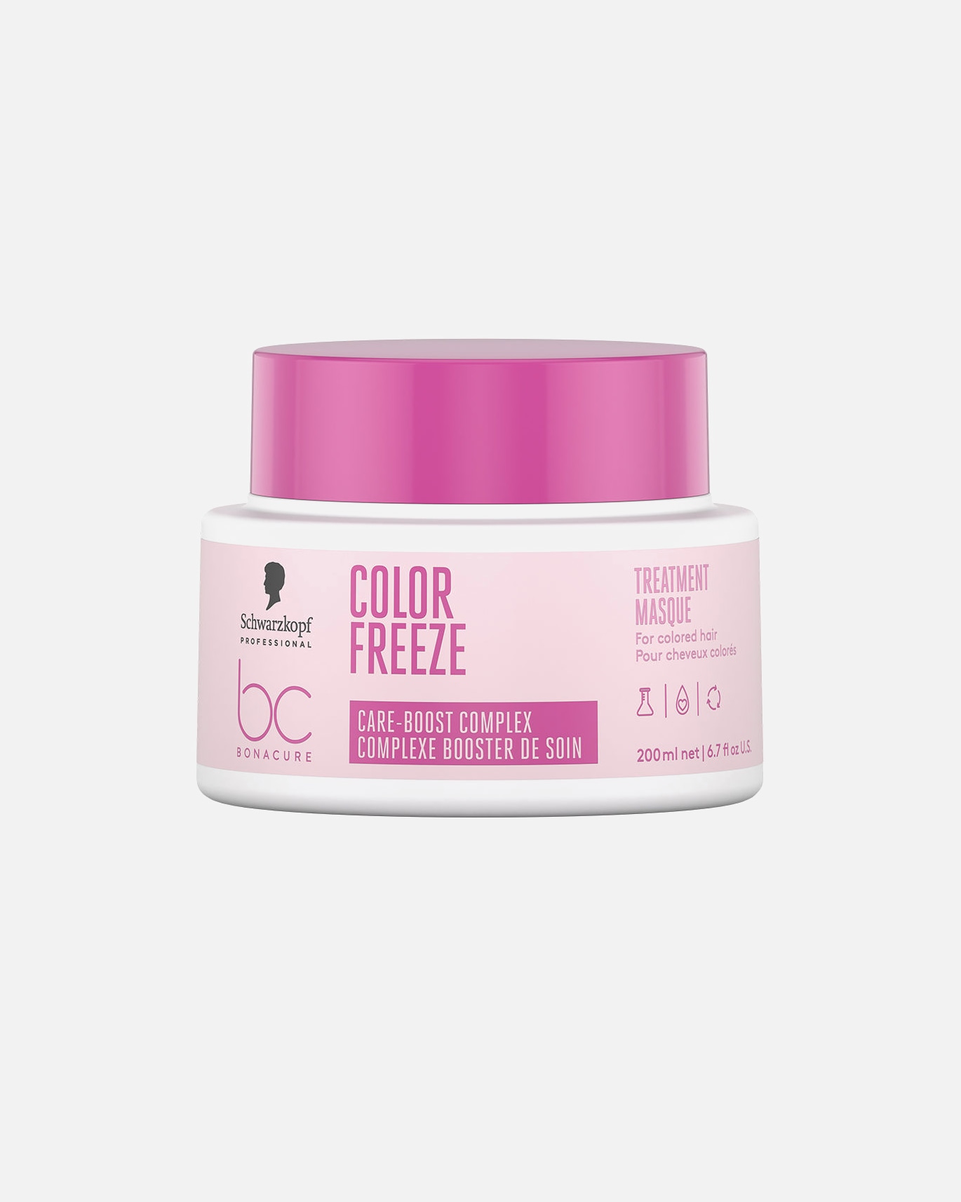 Maska do włosów dla Unisex Schwarzkopf Professional Maska zabiegowa BONACURE COLOR FREEZE 200 ml