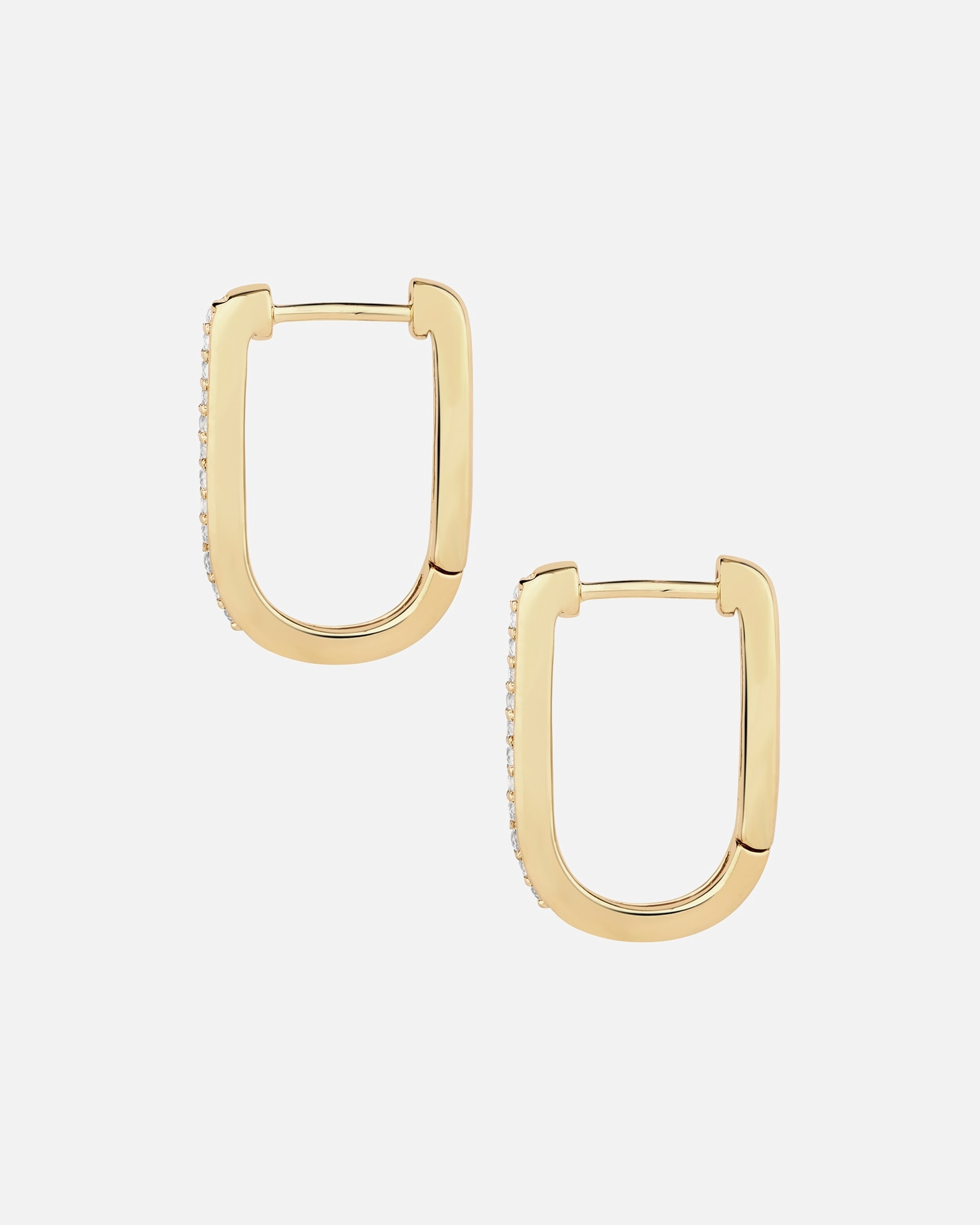 Obrączki dla Kobieta Glanzstücke München Kolczyki z Srebra Sterling w zlocie z Topazem 16,0 mm