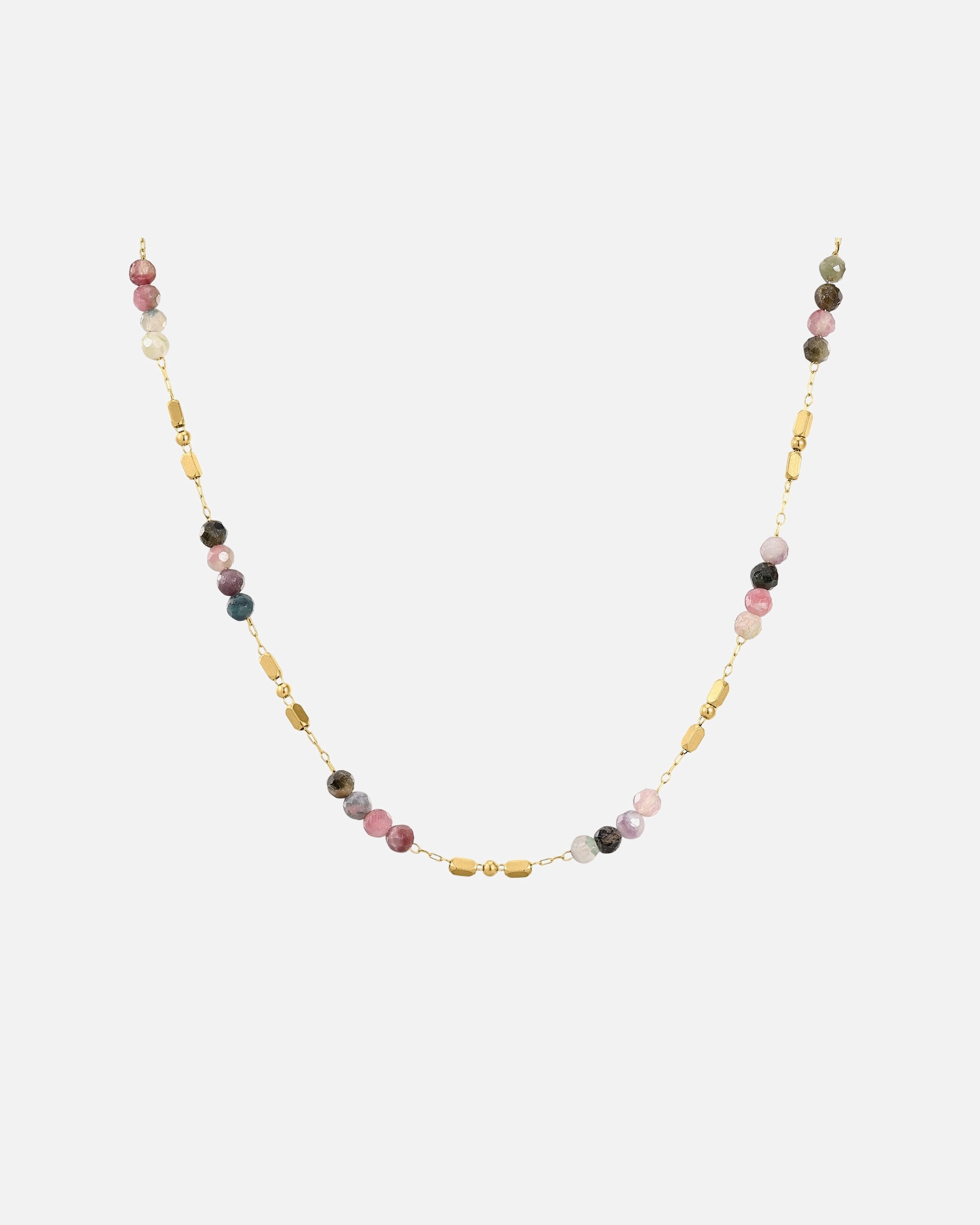 Naszyjnik dla Kobieta Łańcuszek Stal nierdzewna Żółte złoto 40,0 cm Basiskette + 5,0 cm Verlängerung