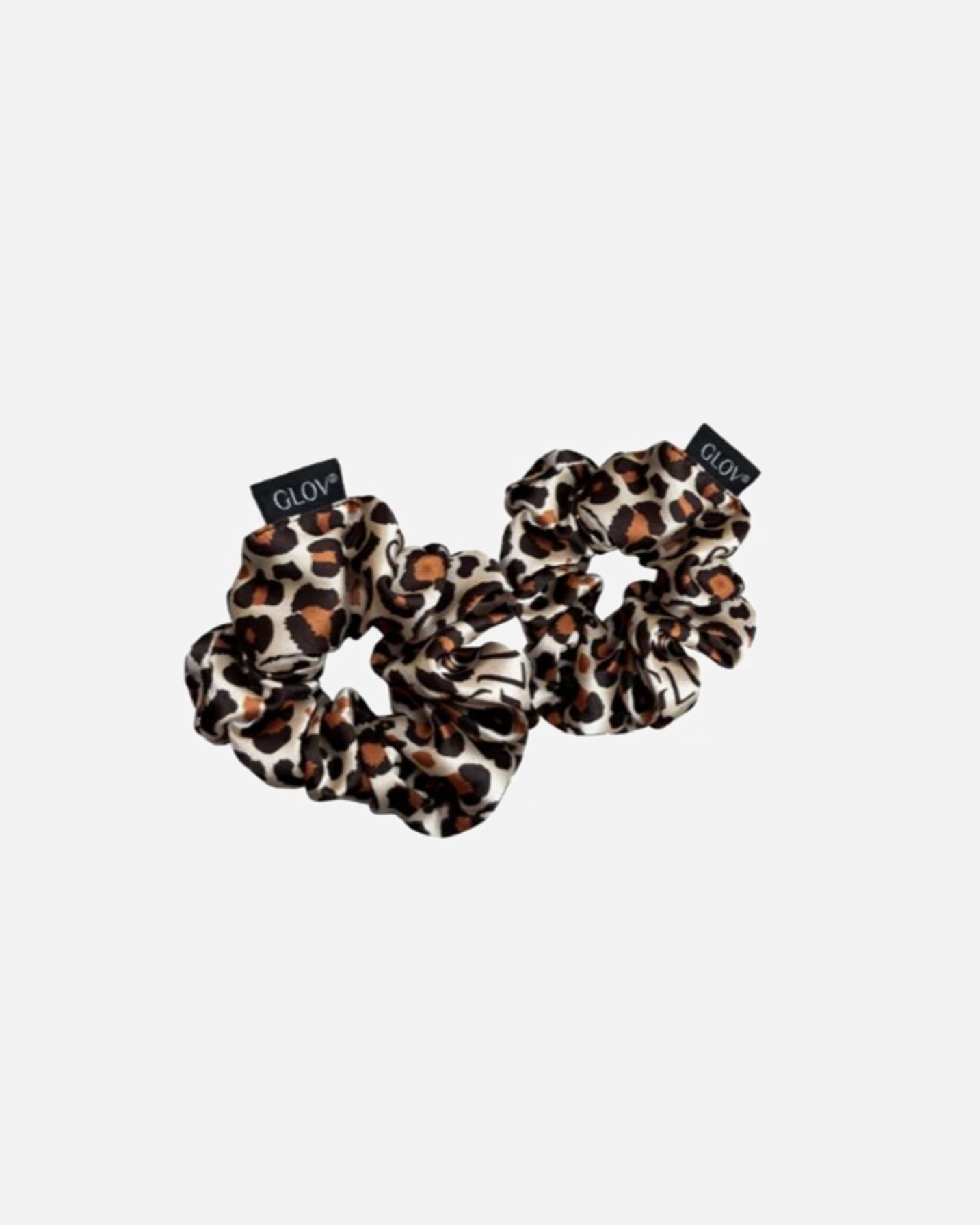 Gumka do włosów dla Kobieta GLOV Satin Scrunchies Cheetah