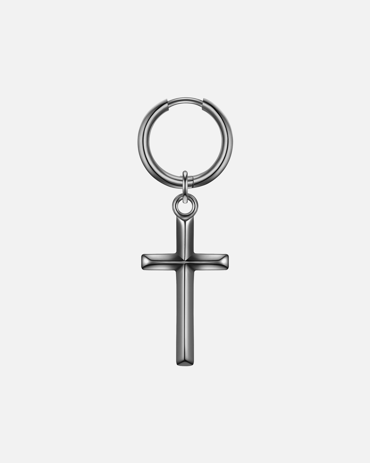 Obrączki dla Mężczyzna True Rebels Kolczyki Krzyżyk Stal nierdzewna Spiżowy 38,2 mm