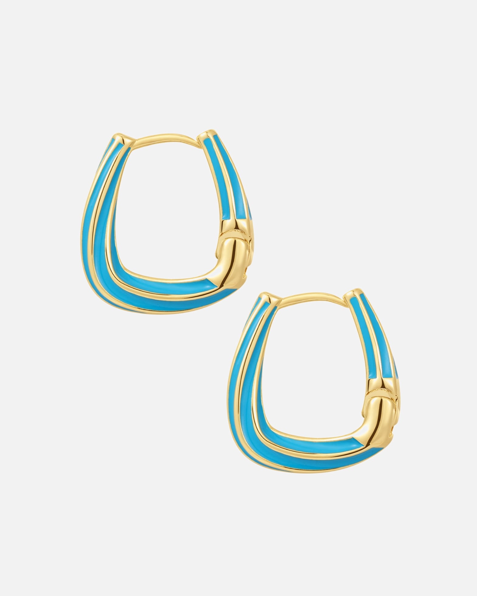 Obrączki dla Kobieta Yokoamii Kolczyki Mosiadz Różowy złoty 22,5 mm