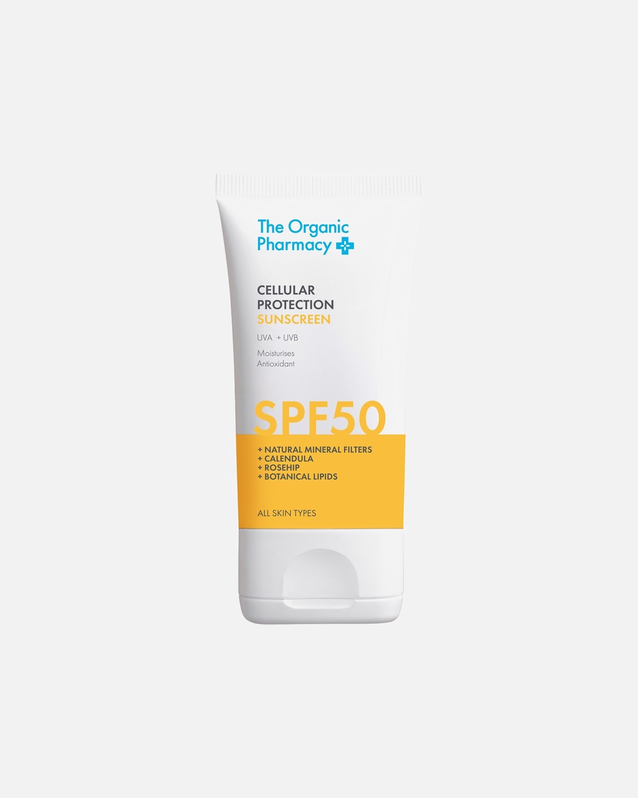 Krem do opalania dla Unisex The Organic Pharmacy Sun Komórkowa ochrona przeciwsłoneczna SPF50 40 ml