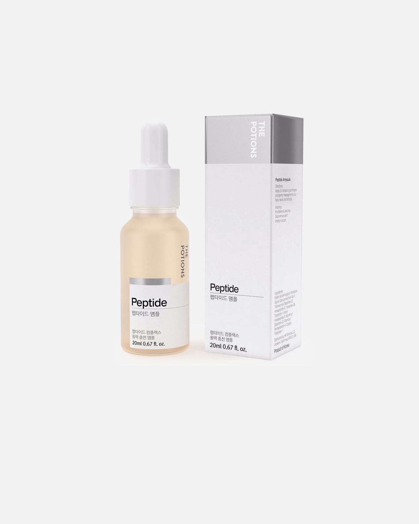 Serum nawilżające dla Kobieta The Potions Ampułka PEPTYDOWA 20 ml