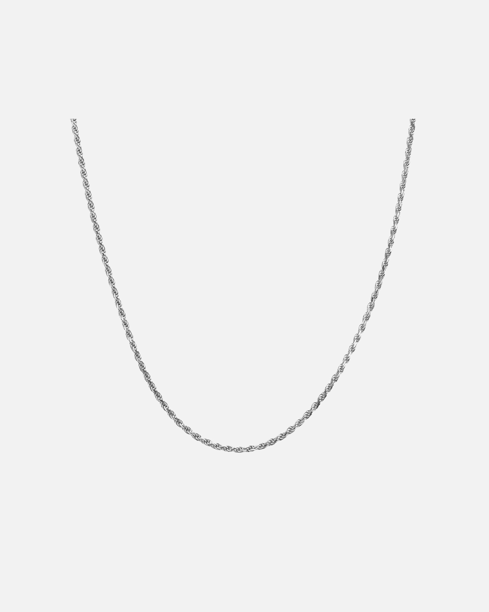 Naszyjnik dla Kobieta Łańcuszek z Srebro wysokiej próby w Srebrny 50 cm