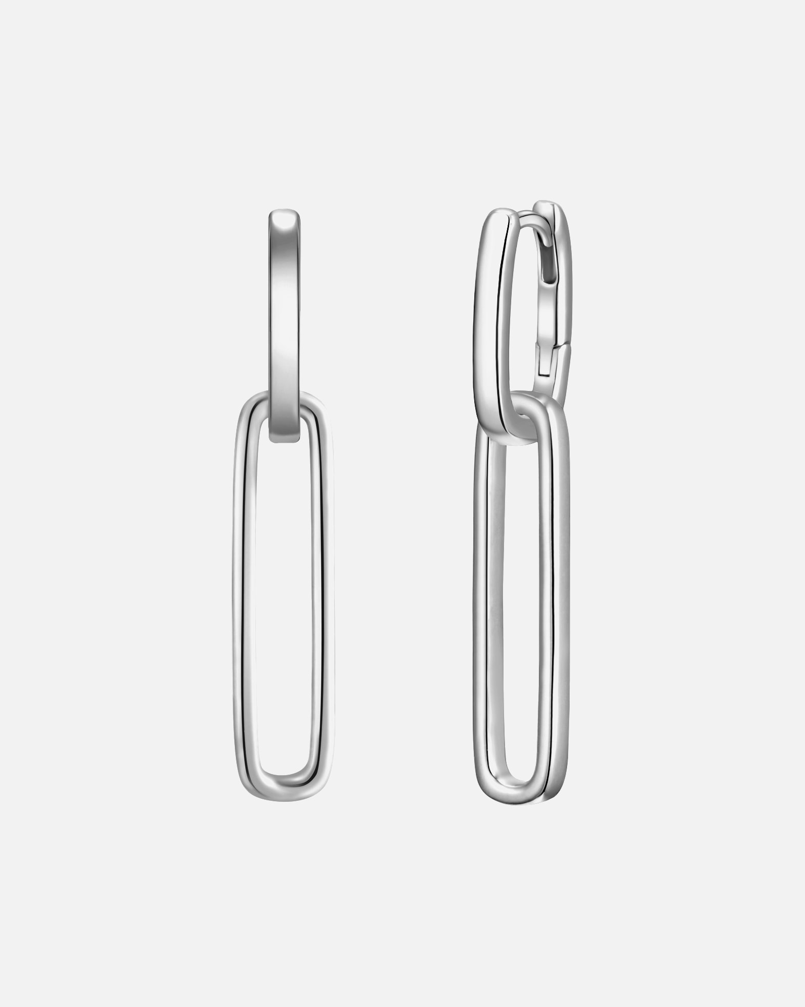 Obrączki dla Kobieta Kolczyki z Srebro wysokiej próby w Srebrny 34,5 mm