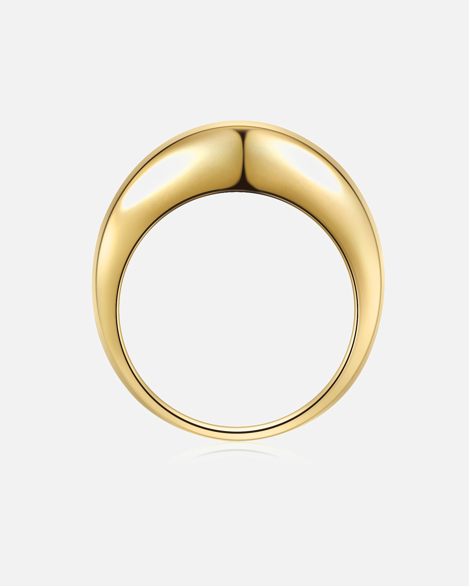 Pierścionek dla Kobieta Rafaela Donata Pierścionek Srebro wysokiej próby Żółte złoto/srebrny 54