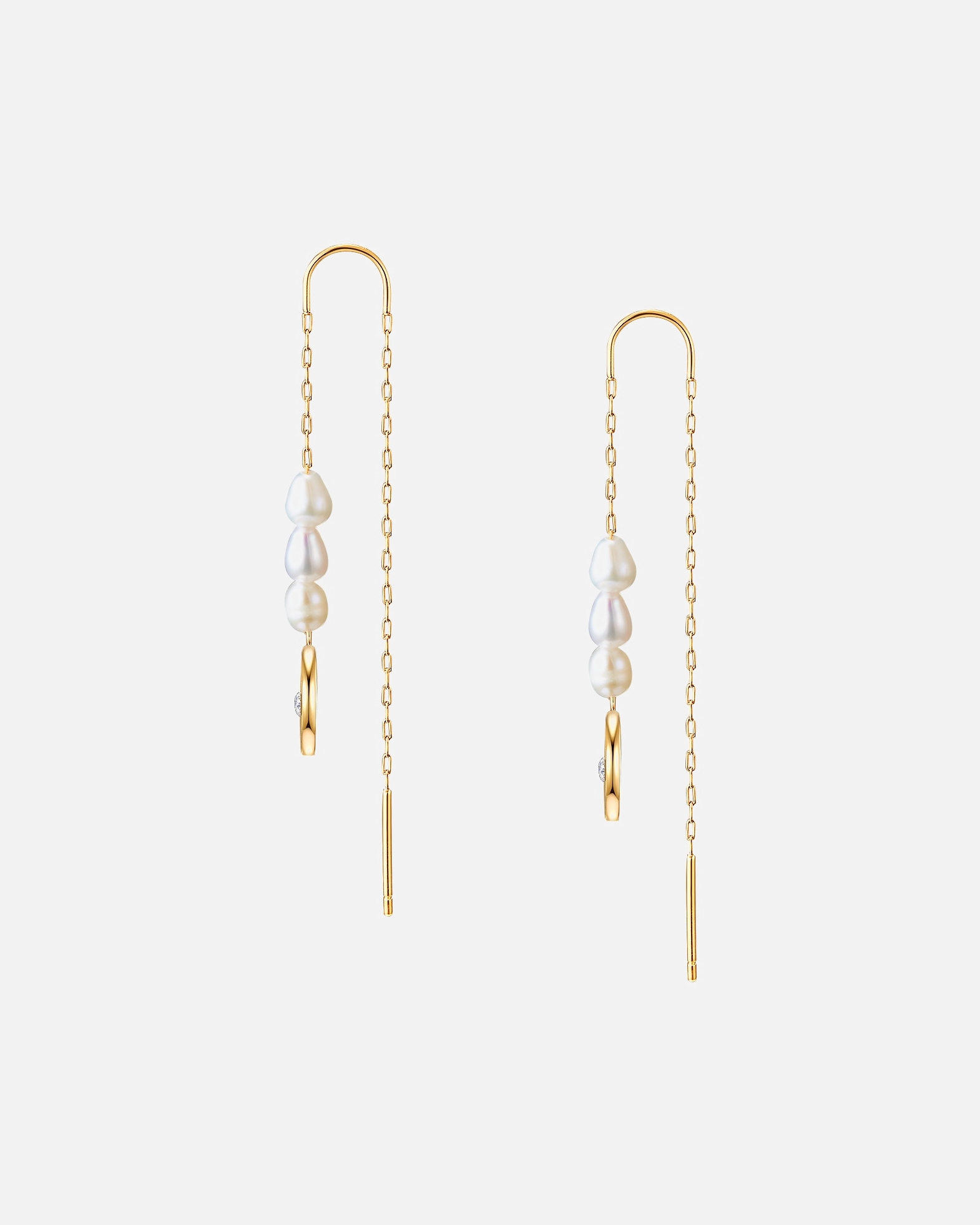 Kolczyki dla Kobieta Valero Pearls Stal nierdzewna Preciosa Perła hodowlana słodkowodna 10,0 mm