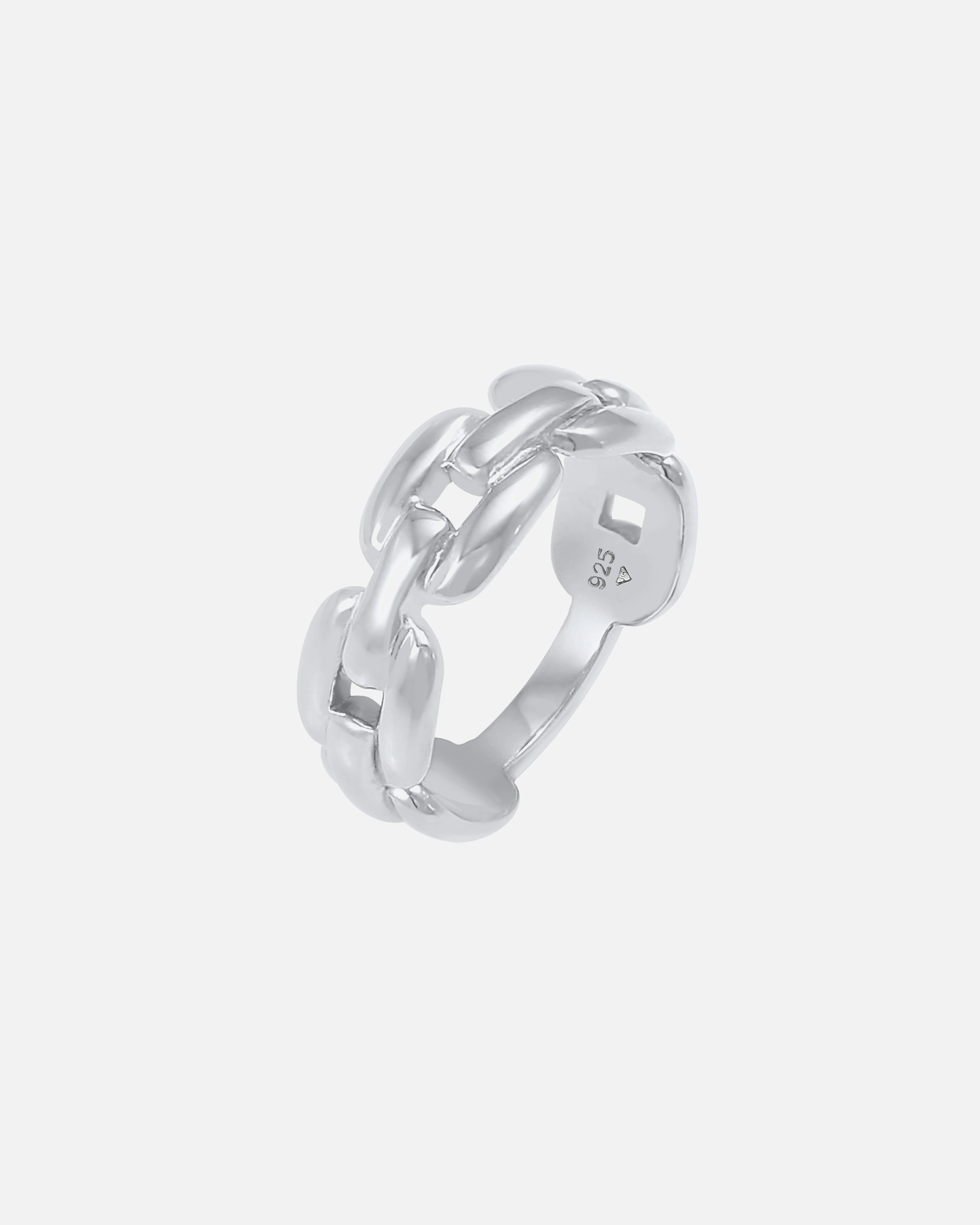 Pierścionek dla Kobieta Elli Ladies Links Oval Chain Look Trend Blogger w 925 Sterling Silver 52