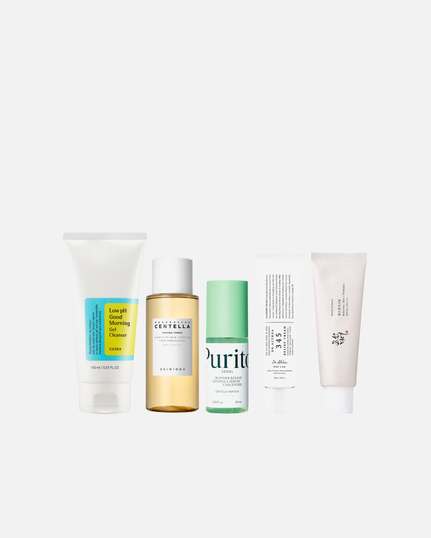 Zestaw do pielęgnacji twarzy dla Unisex LoveMyCosmetic K-Beauty Starter Routine 1 Set