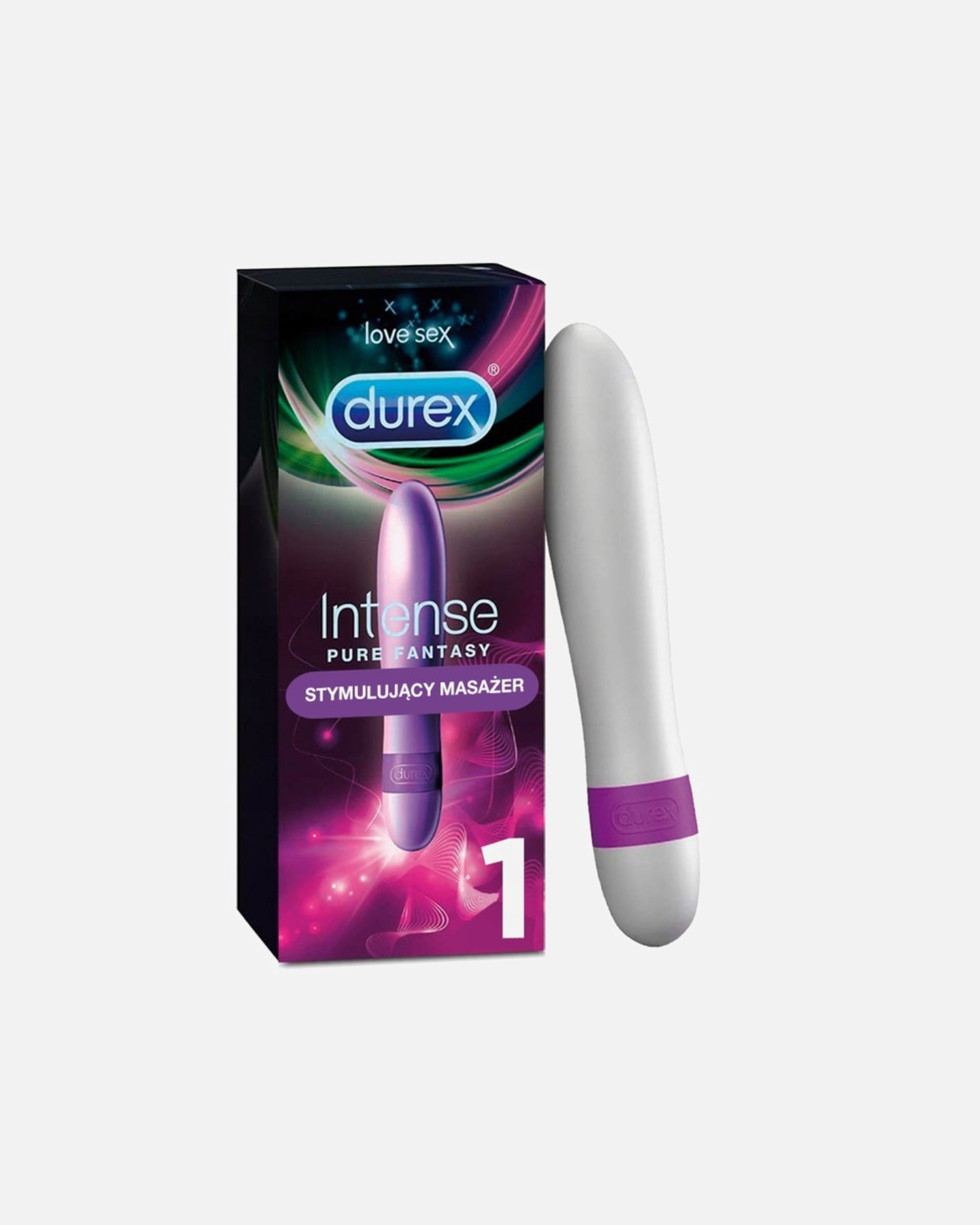 Wibrator dla Unisex Durex Intense Pure Fantasy 1 sztuka