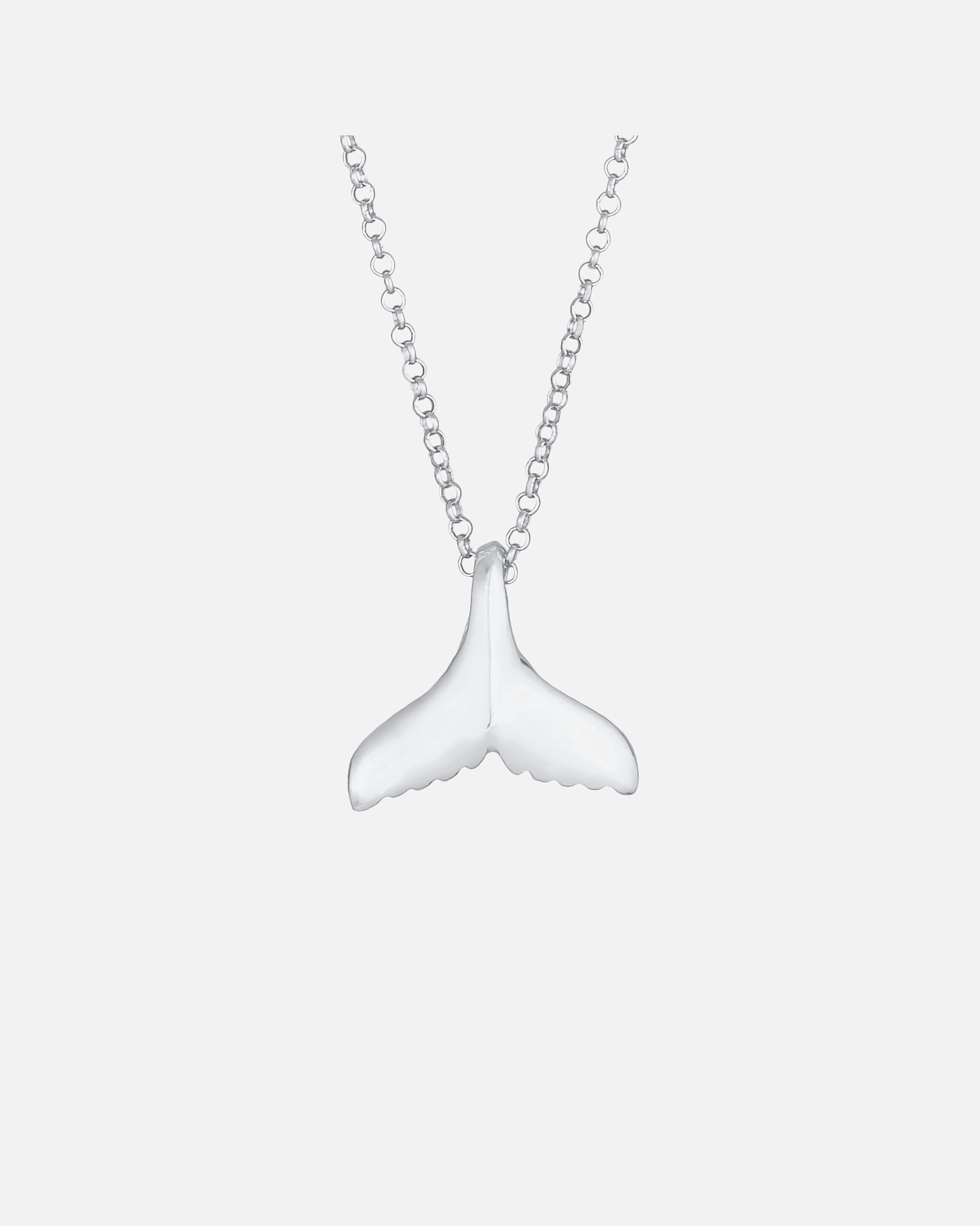 Naszyjnik dla Kobieta Elli Damski wisiorek z płetwą wieloryba morze ocean lato trend w srebrze próby 925 Sterling Silver silberfarben