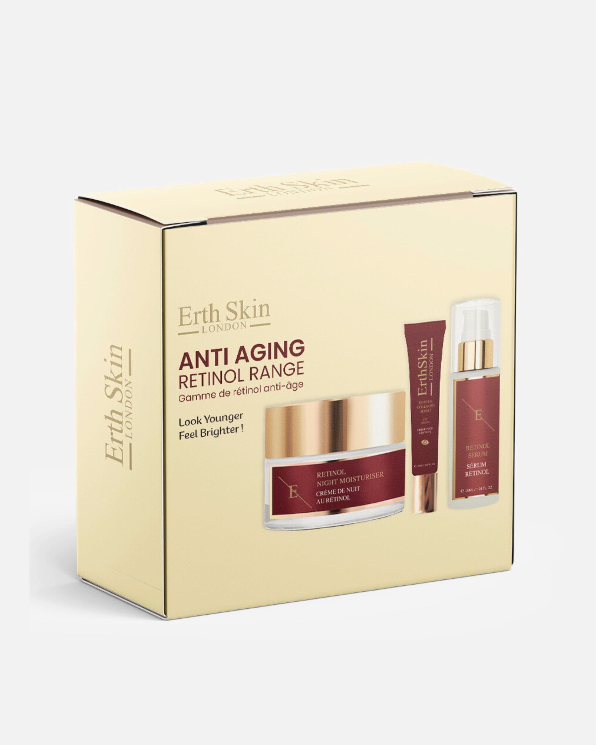 Zestaw do pielęgnacji twarzy dla Kobieta ErthSkin London Zestaw pod oczy Ultimate Retinol 1 sztukaka