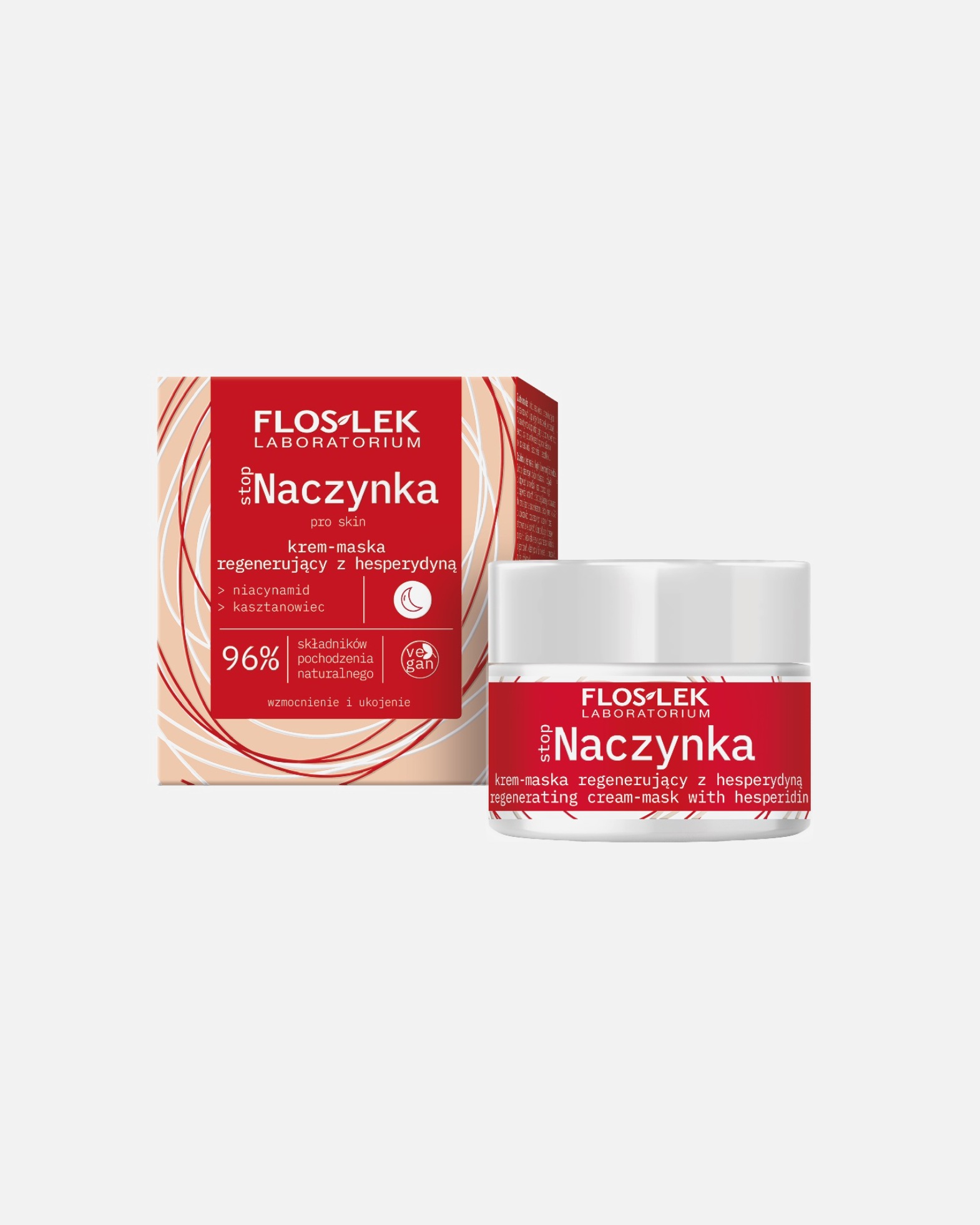 Krem do twarzy dla Kobieta Floslek stopNaczynka 50 ml