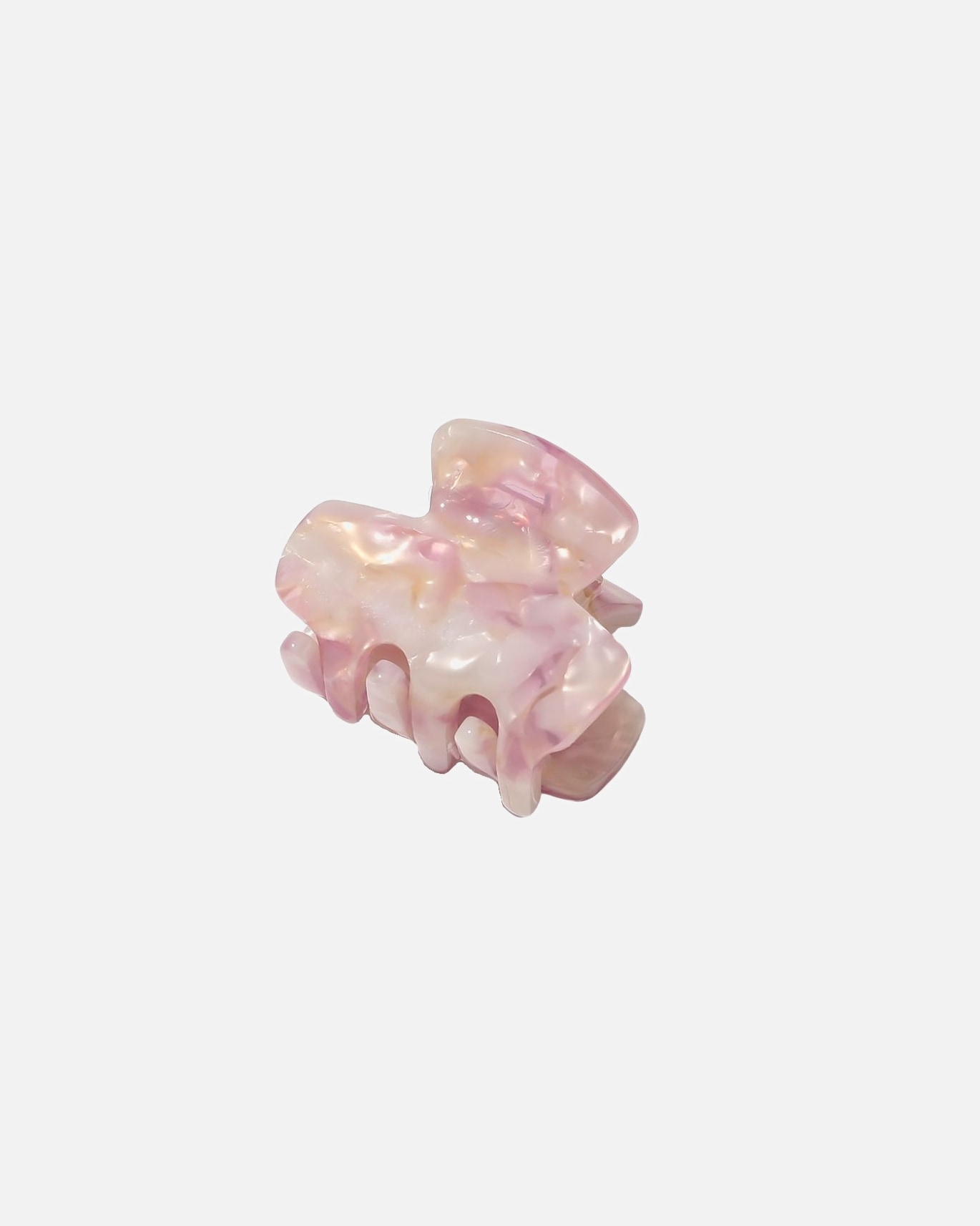 Spinka do włosów dla Kobieta SOHO SOHO Loa Mini Klamra do Włosów Szylkretowa (3,5 cm) SOHO Loa Mini Hair Clip Blush - Mała klamra do włosów Pink Marble (3,5 cm)
