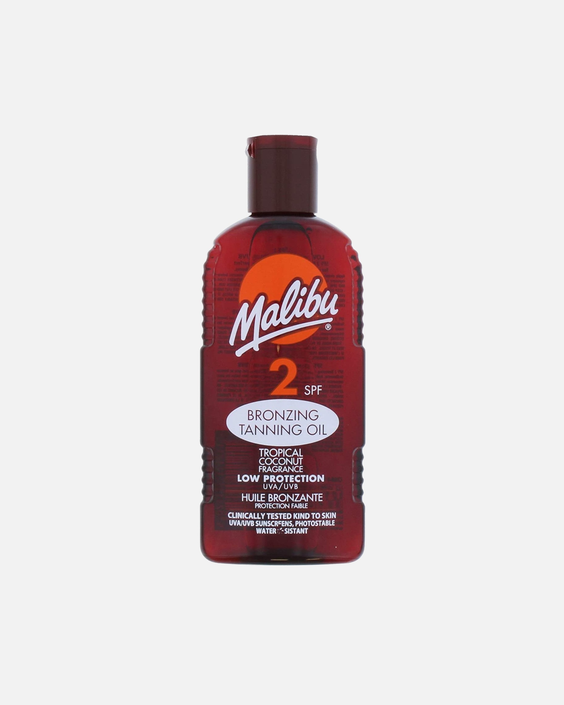 Balsam do opalania dla Unisex Bronzing Tanning Oil olejek do opalania brązujący tropikalny kokos SPF2 200 ml