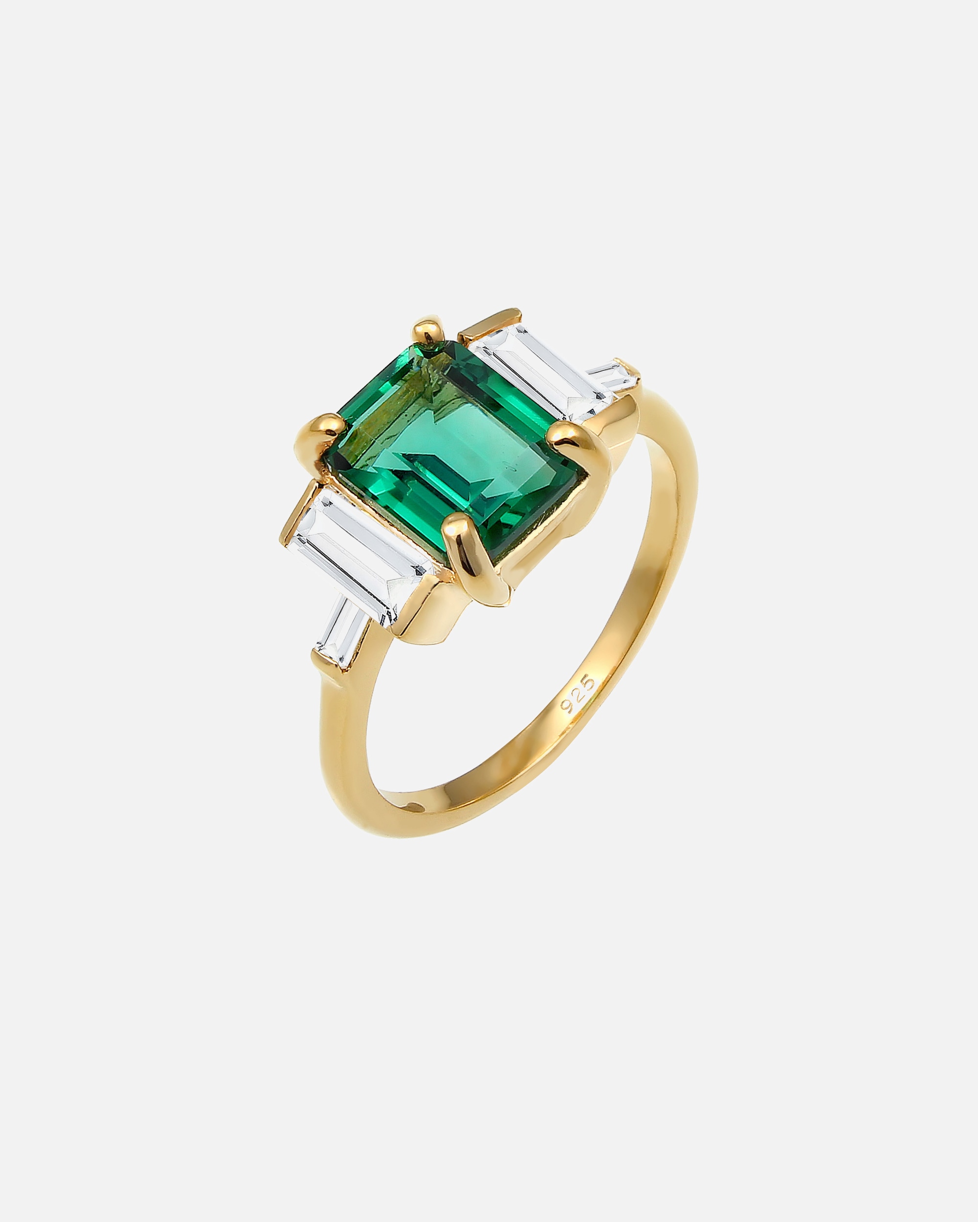 Pierścionek dla Kobieta Elli PREMIUM Damski glamorous z kwarcem i topazem w srebrze 925 Sterling Silver 56