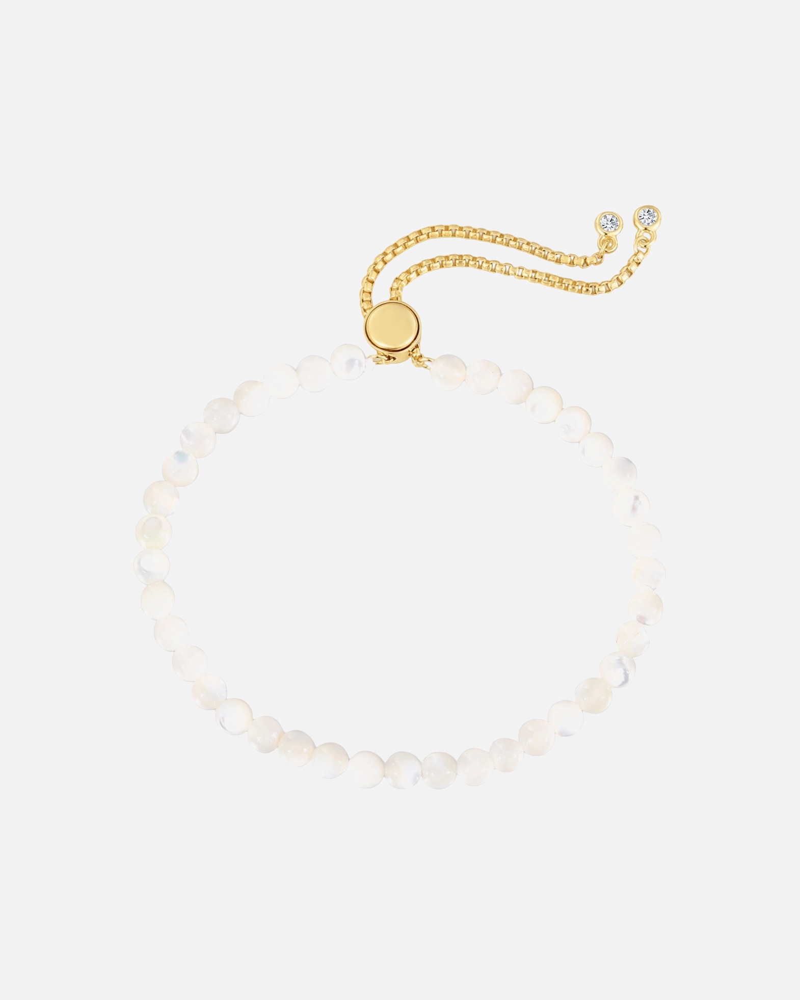 Bransoletka dla Kobieta Glanzstücke München Bransoletka z Srebro wysokiej próby w Żółte złoto 15,0 - 22,0 cm, flexibel einstellbar