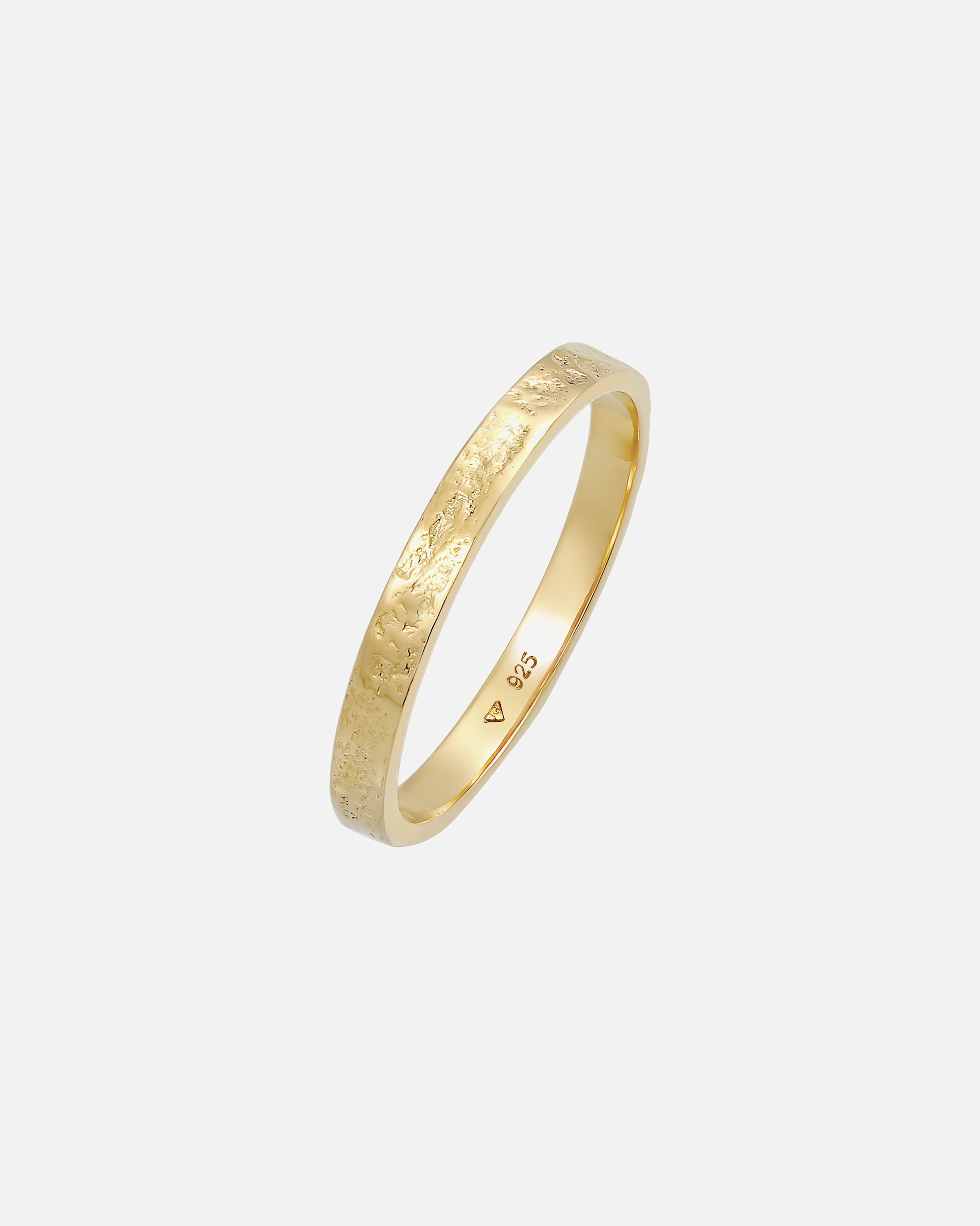 Pierścionek dla Kobieta Elli Damska obrączka Partner Basic Organic Look ze srebra próby 925 Sterling Silver 52