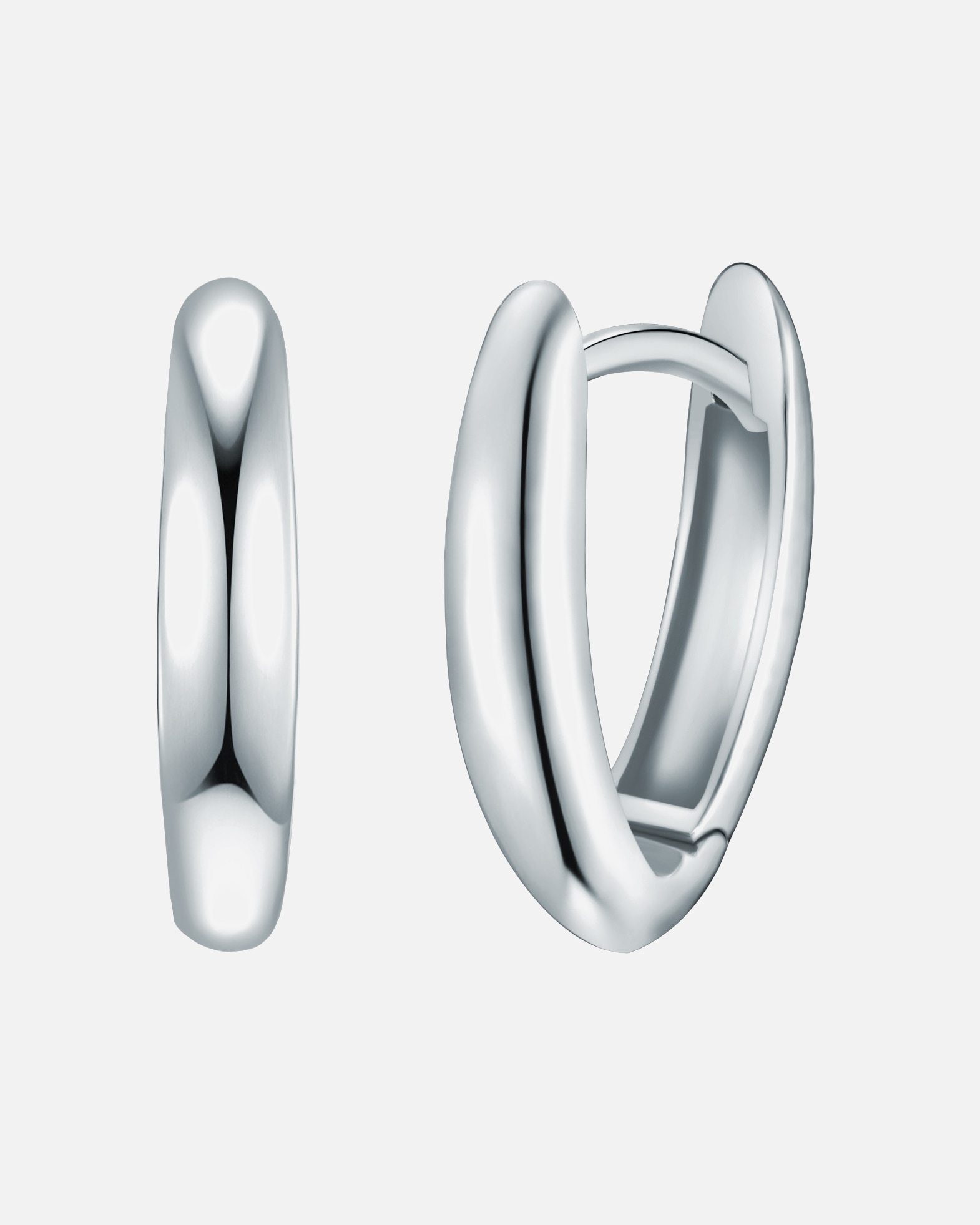 Obrączki dla Kobieta Kolczyki z Srebro wysokiej próby w Srebrny 14,2 mm