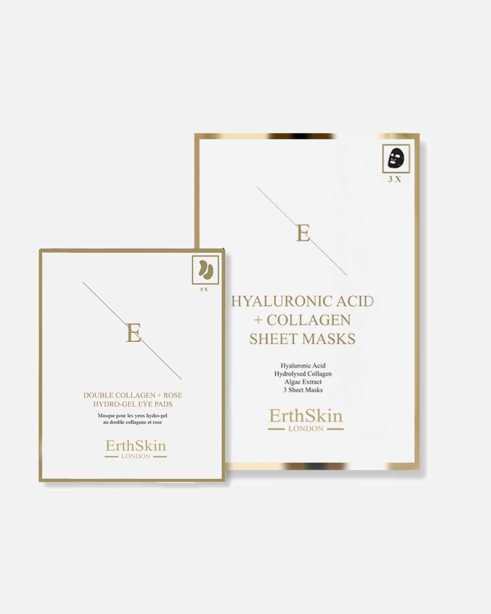 Zestaw do pielęgnacji twarzy dla Kobieta ErthSkin London Zestaw do pielęgnacji oczu Double Collagen 1 sztukaka