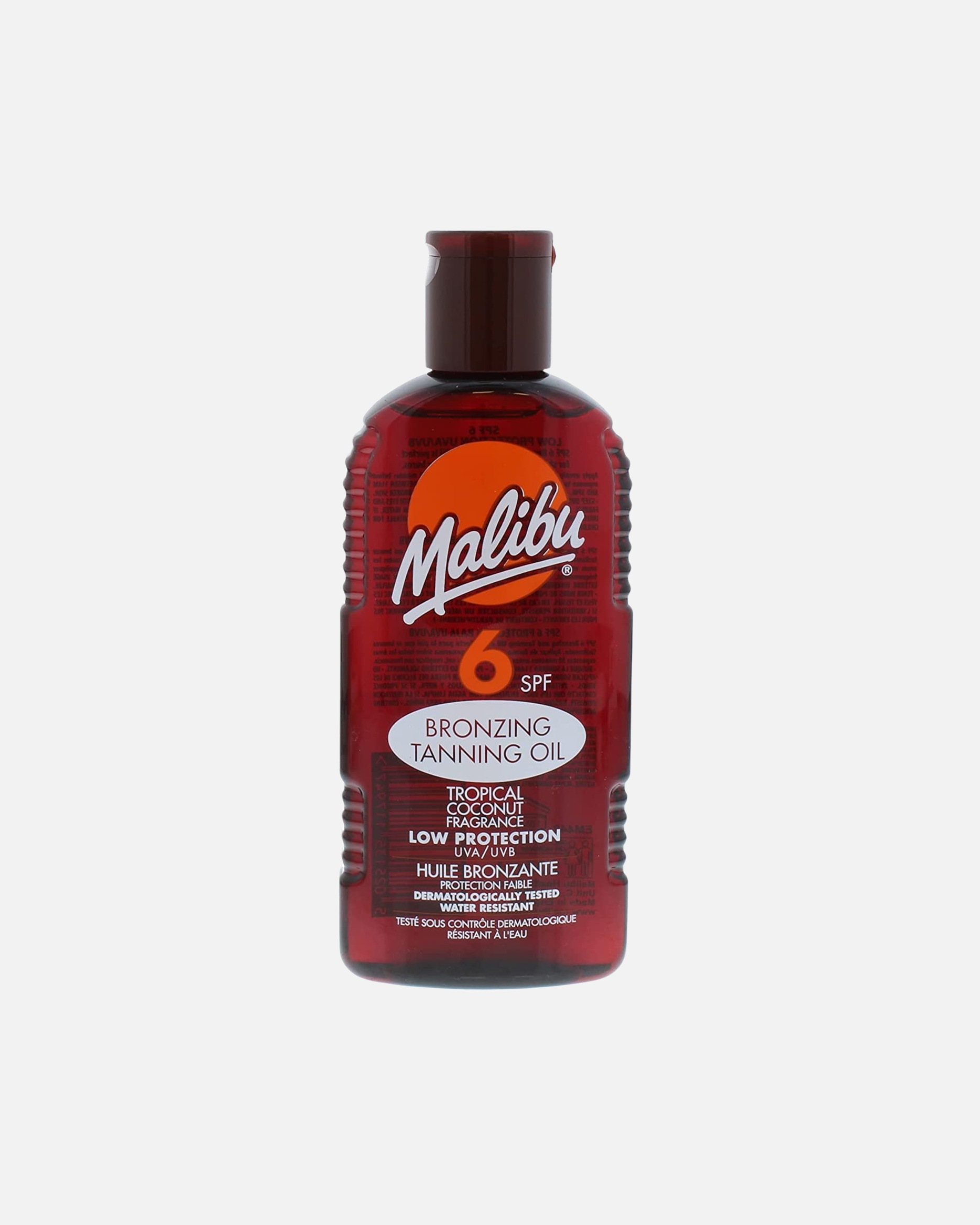 Balsam do opalania dla Unisex Bronzing Tanning Oil olejek do opalania brązujący tropikalny kokos SPF6 200 ml