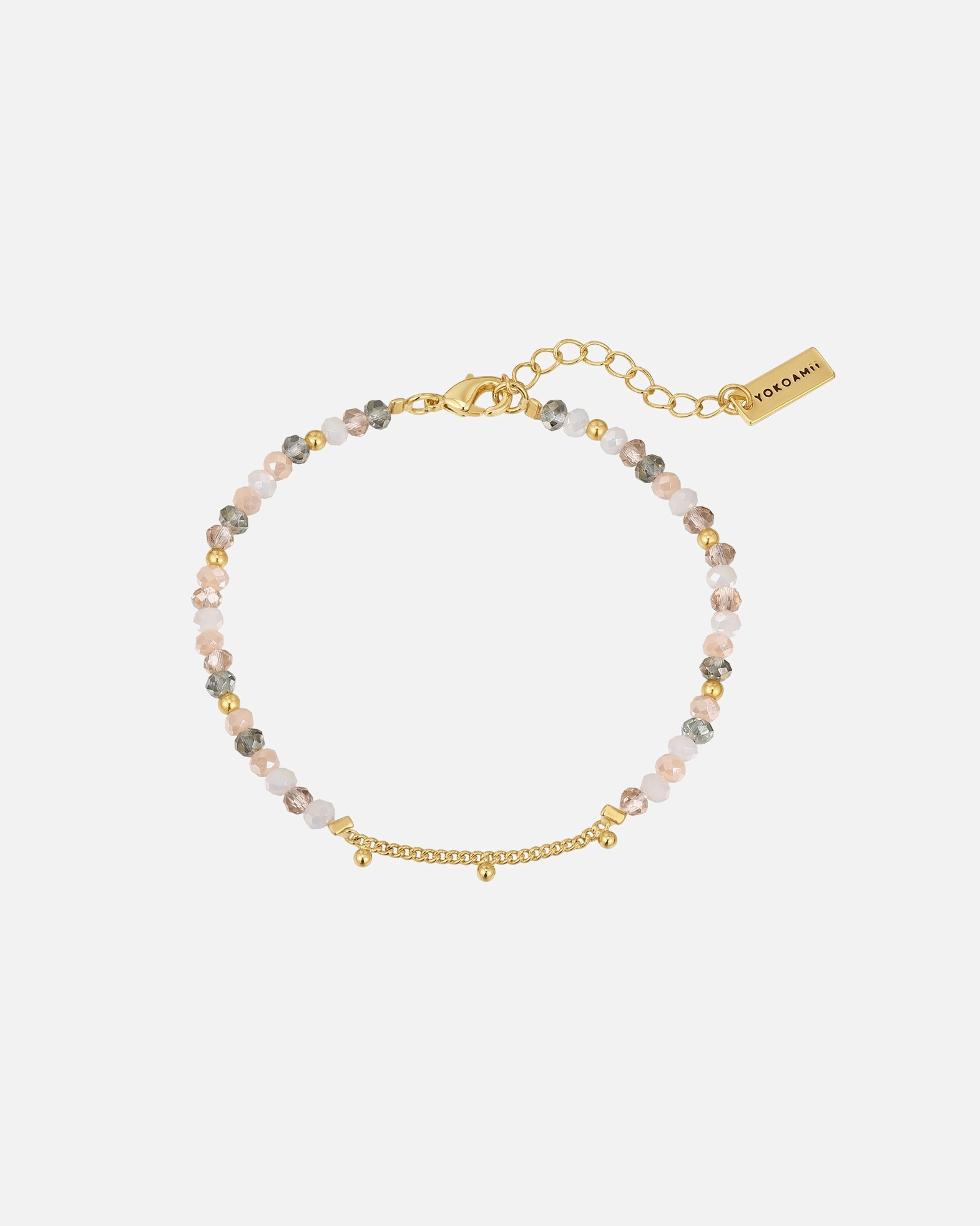 Bransoletka dla Kobieta Bransoletka Mosiadz Żółte złoto 17,0 cm Basislänge + 3,0 cm Verlängerung