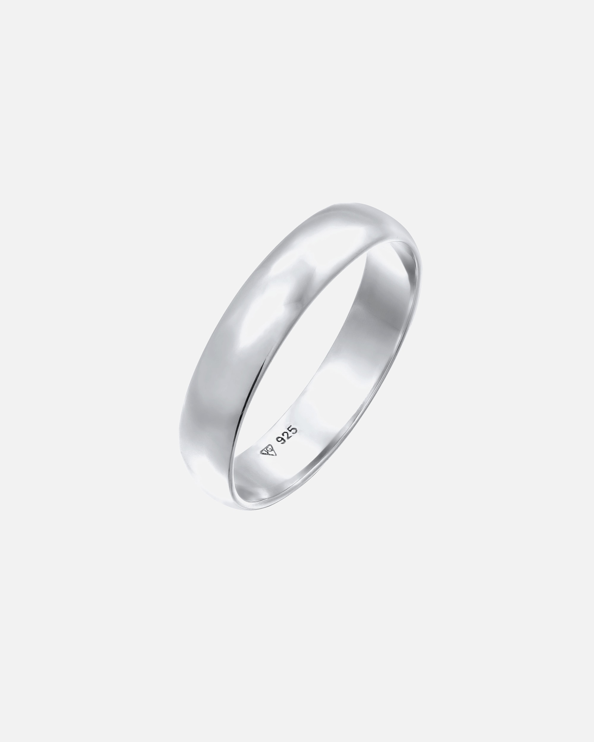 Pierścionek dla Kobieta Elli Damska obrączka gładka Classic w srebrze próby 925 Sterling Silver 52