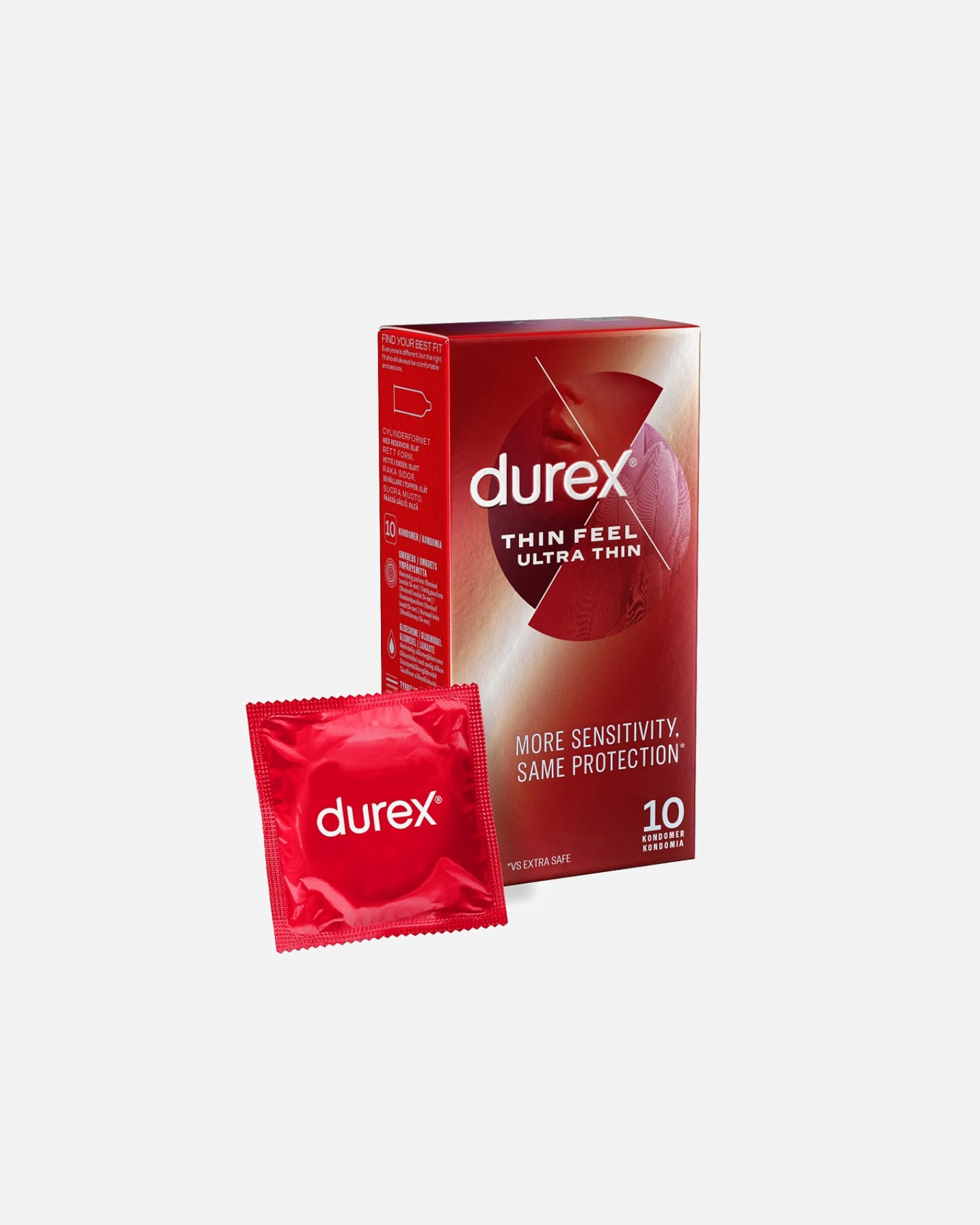 Prezerwatywa dla Mężczyzna Durex Feel Ultra Thin 10 szt