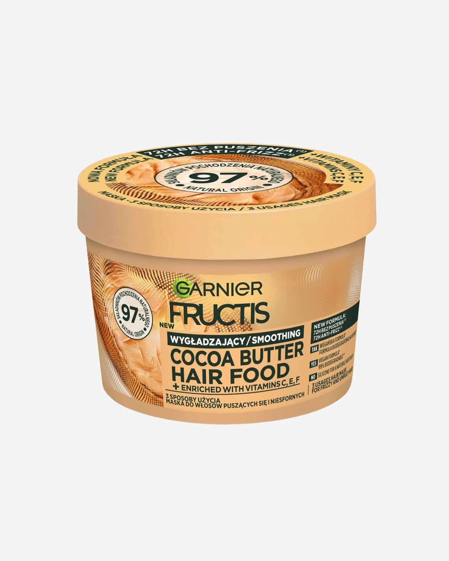 Maska do włosów dla Kobieta Garnier Fructis Cocoa Butter Hair Food 400 ml