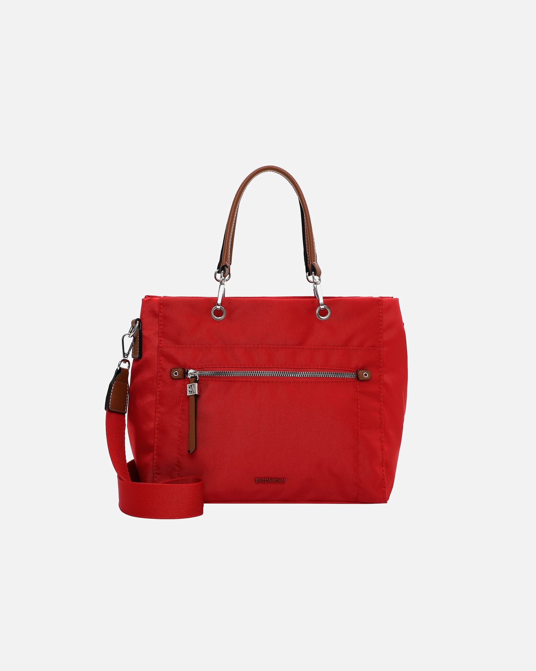 Torba dla Kobieta Emily & Noah Torebka Shopper E&N Esther Red