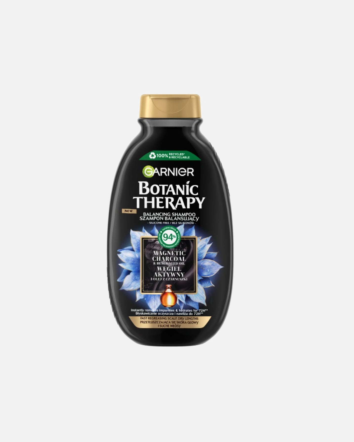 Szampon do włosów dla Kobieta Garnier Botanic Therapy Węgiel Aktywny i Olej z Czarnuszki 400 ml