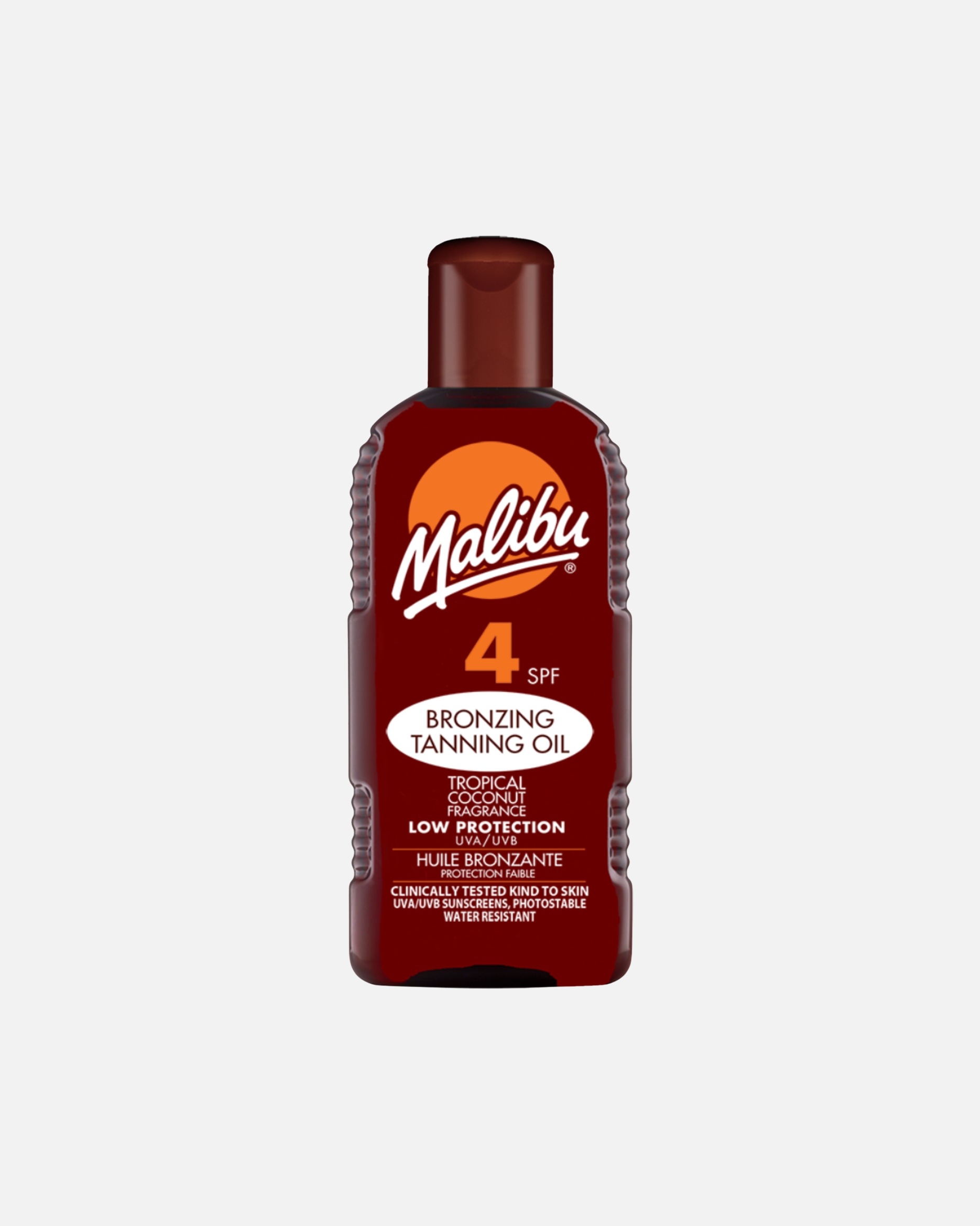 Balsam do opalania dla Unisex Bronzing Tanning Oil olejek do opalania brązujący tropikalny kokos SPF4 200 ml