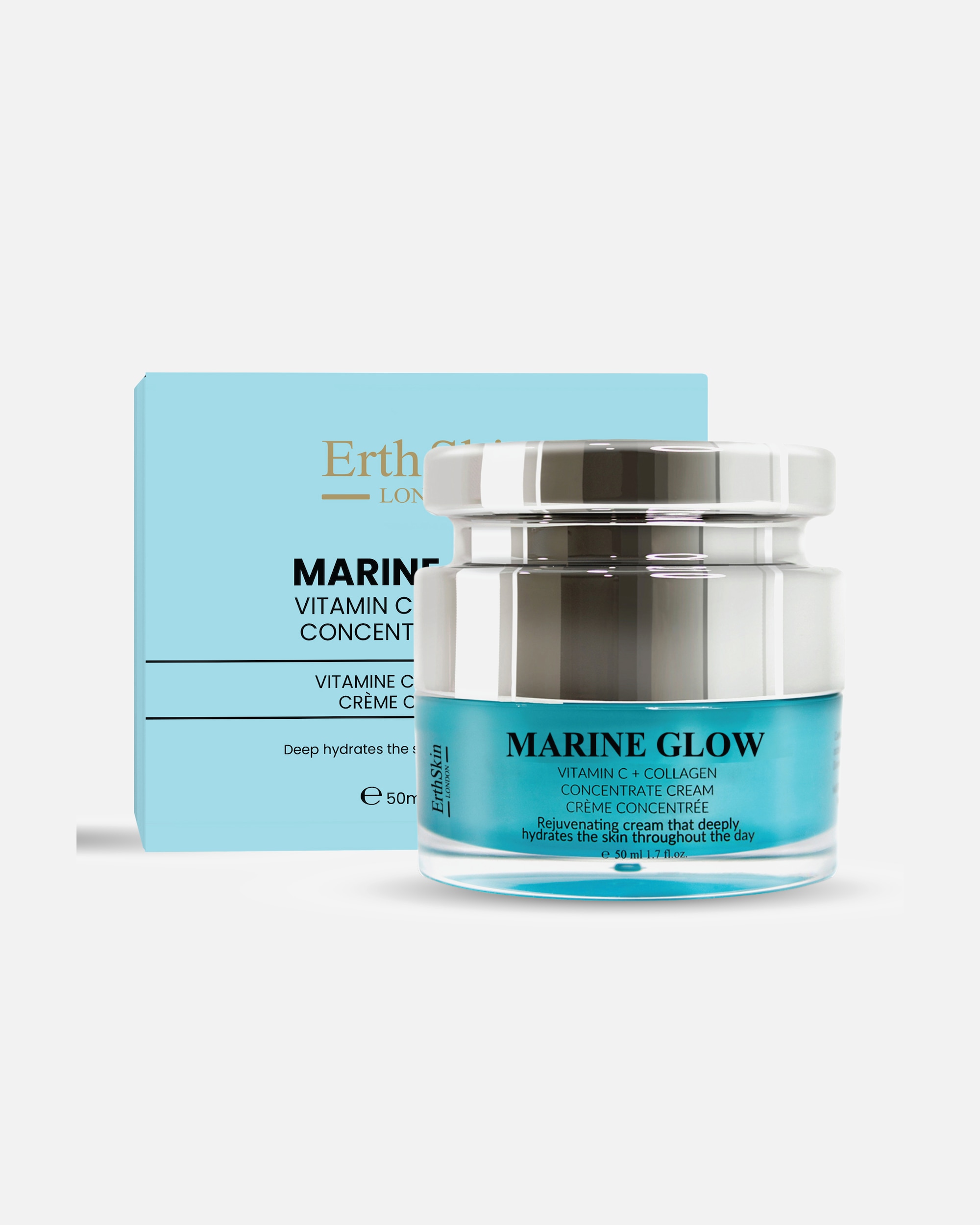 Krem do twarzy dla Kobieta ErthSkin London Nawilżający krem z witaminą C Marine Glow 1 sztukakaka