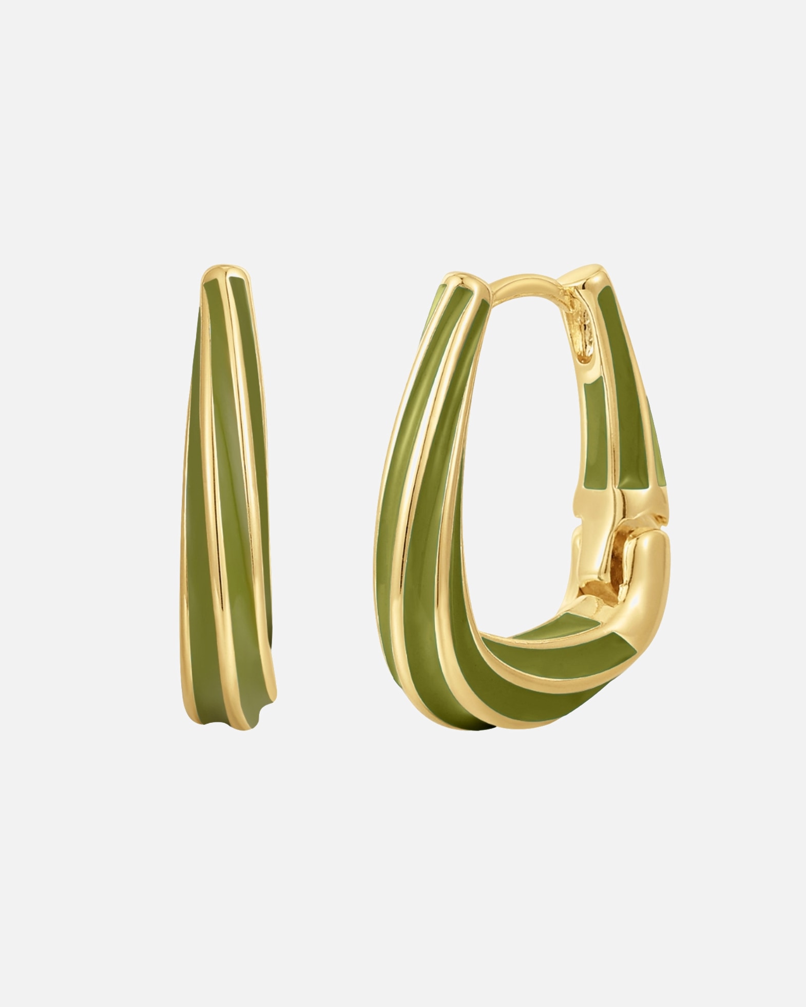 Obrączki dla Kobieta Kolczyki Mosiadz Żółte złoto 22,5 mm