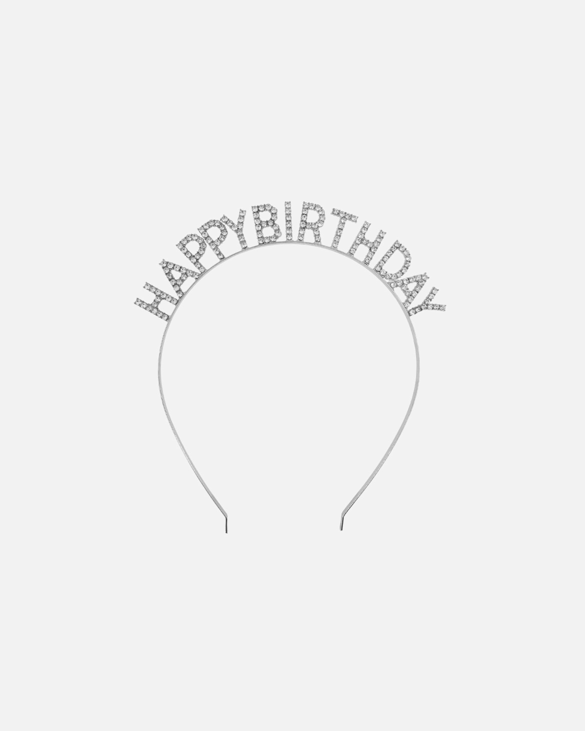 Opaska na głowę dla Kobieta SOHO Happy Birthday opaska do włosów Srebrny