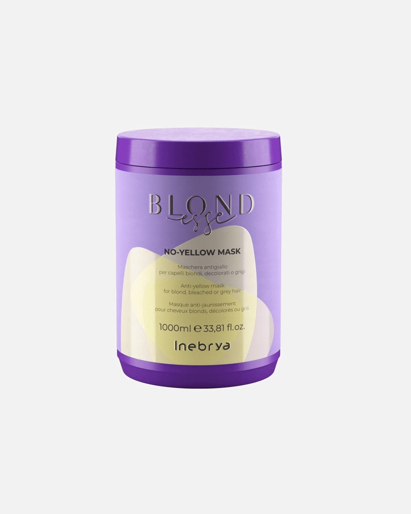 Maska do włosów dla Kobieta Inebrya Blondesse No Yellow 1000 ml