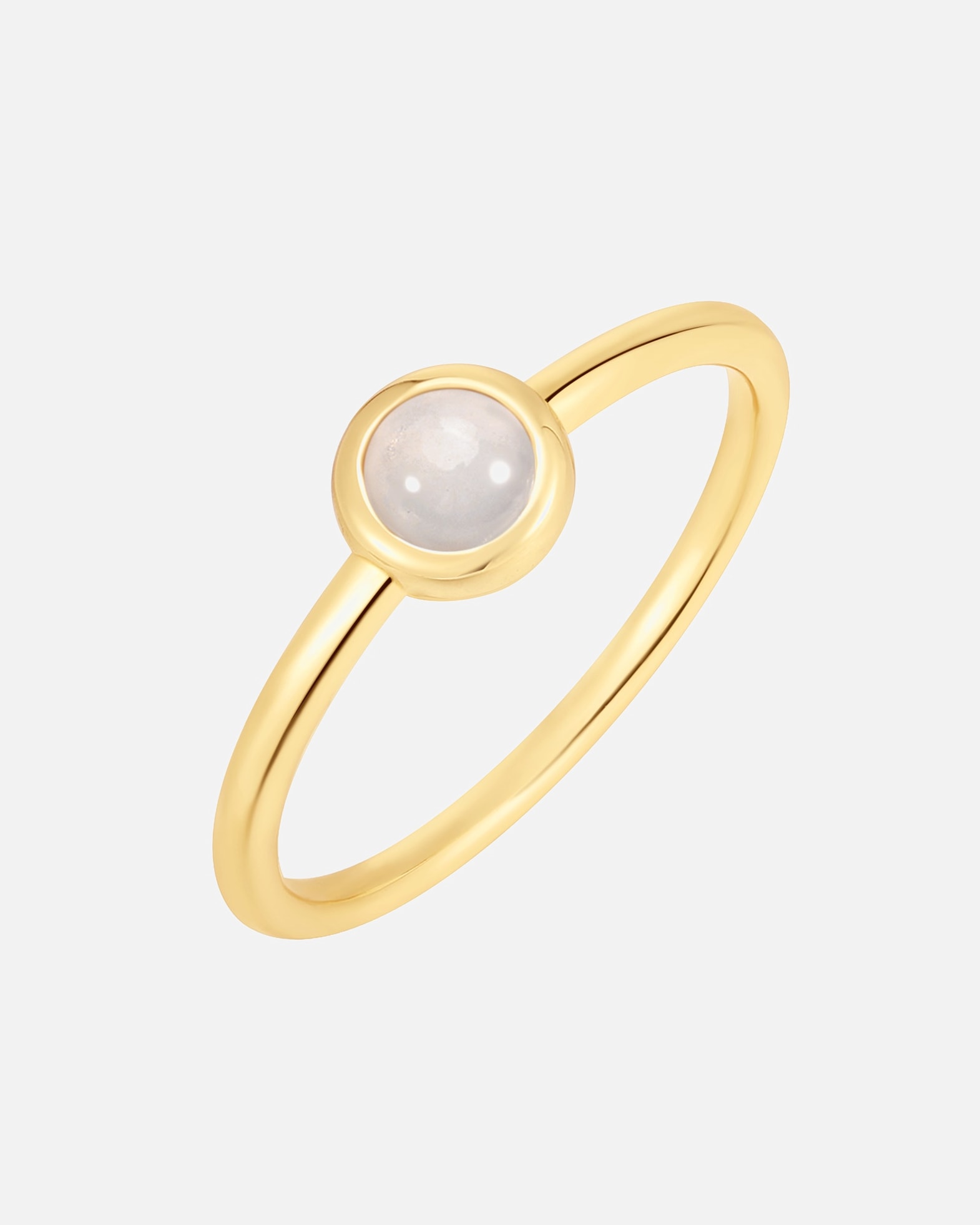 Pierścionek dla Kobieta Glanzstücke München Pierścionek z Srebro wysokiej próby w Żółte złoto 60