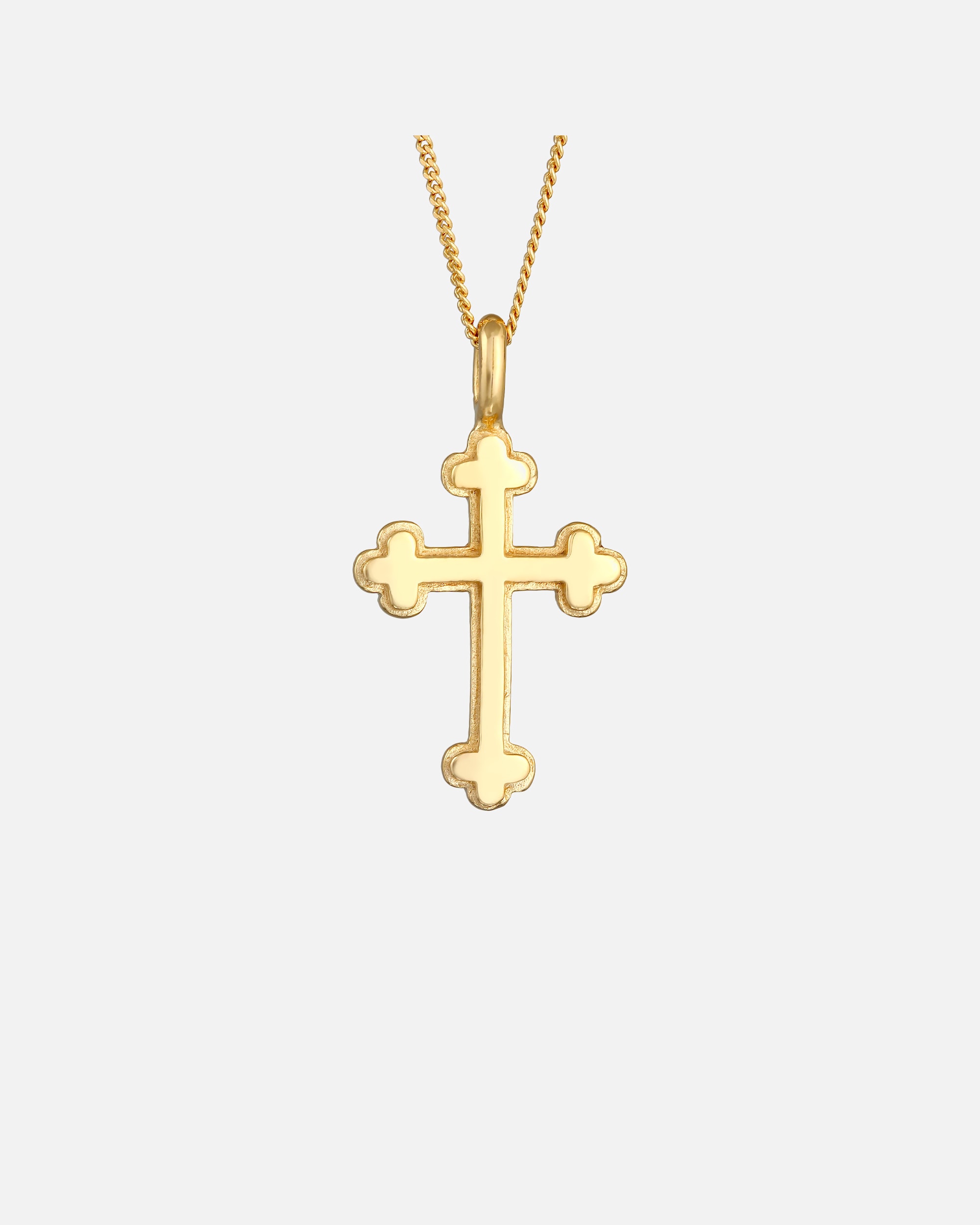 Naszyjnik dla Kobieta Elli Damski wisiorek krzyż symbol religii ze srebra próby 925 Sterling Silver goldfarben