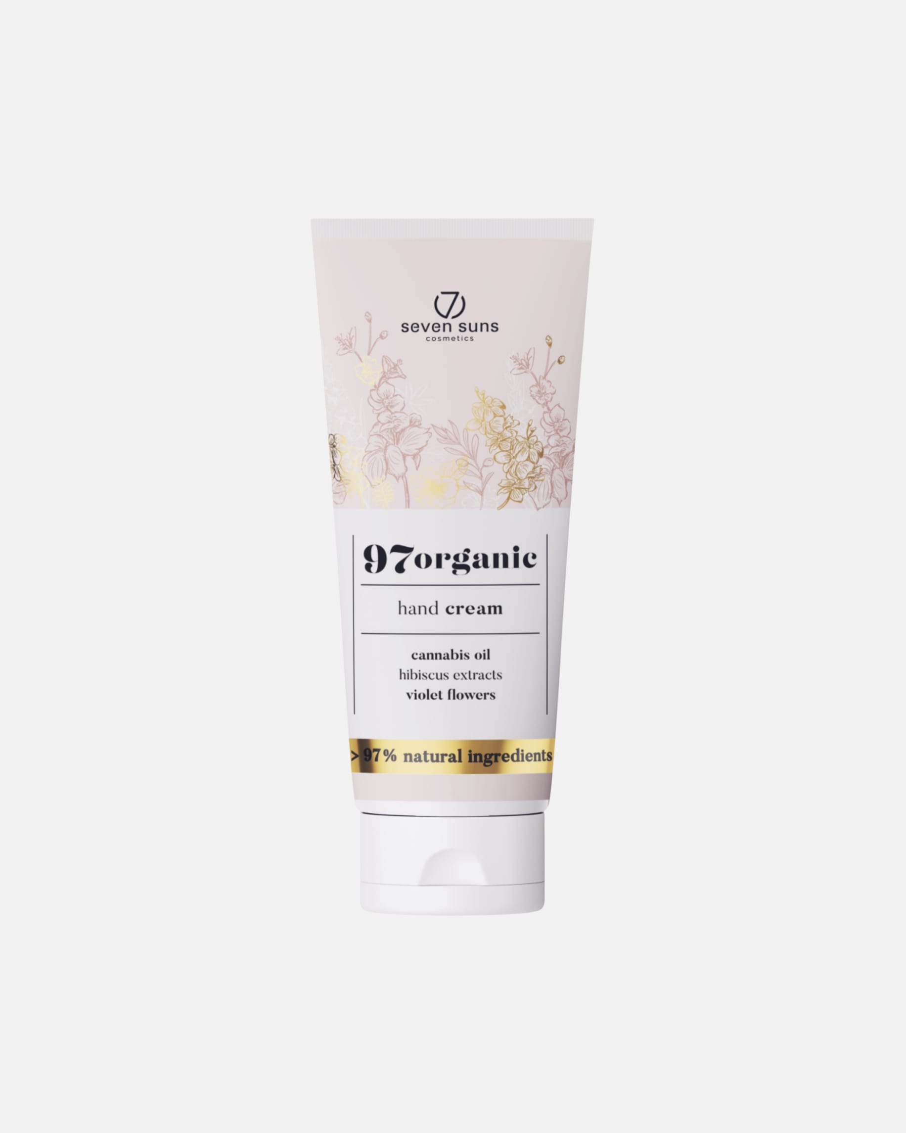 Krem do rąk dla Unisex 7suns Default Brand Line 97organic odżywczy krem do dłoni z masłem mango i wodą oceaniczną 75 ml