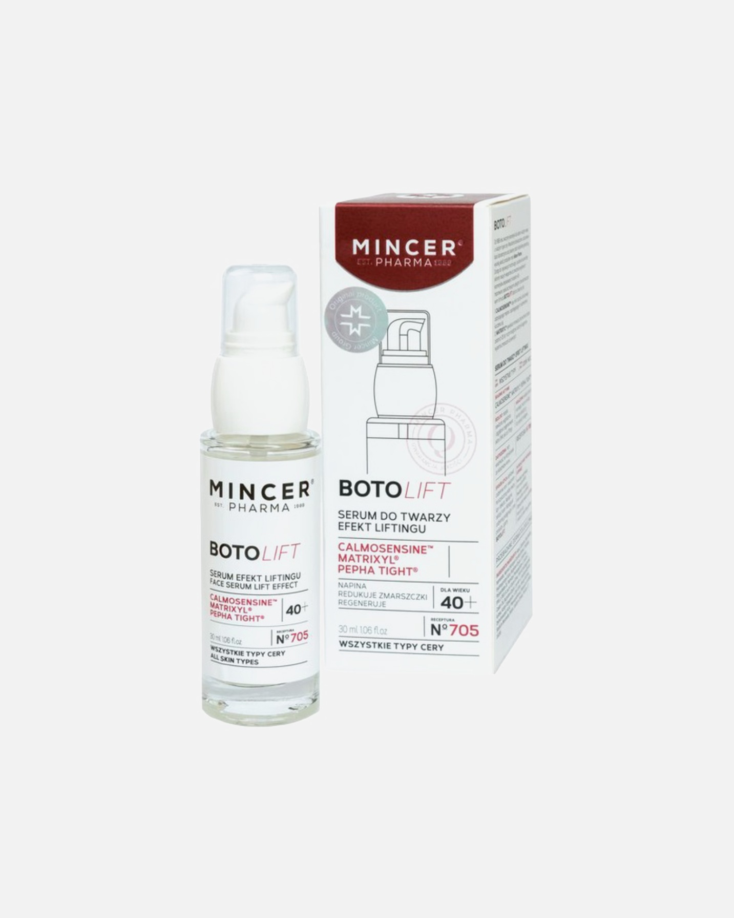 Emulsja do twarzy dla Kobieta Mincer BotoliftX 30 ml