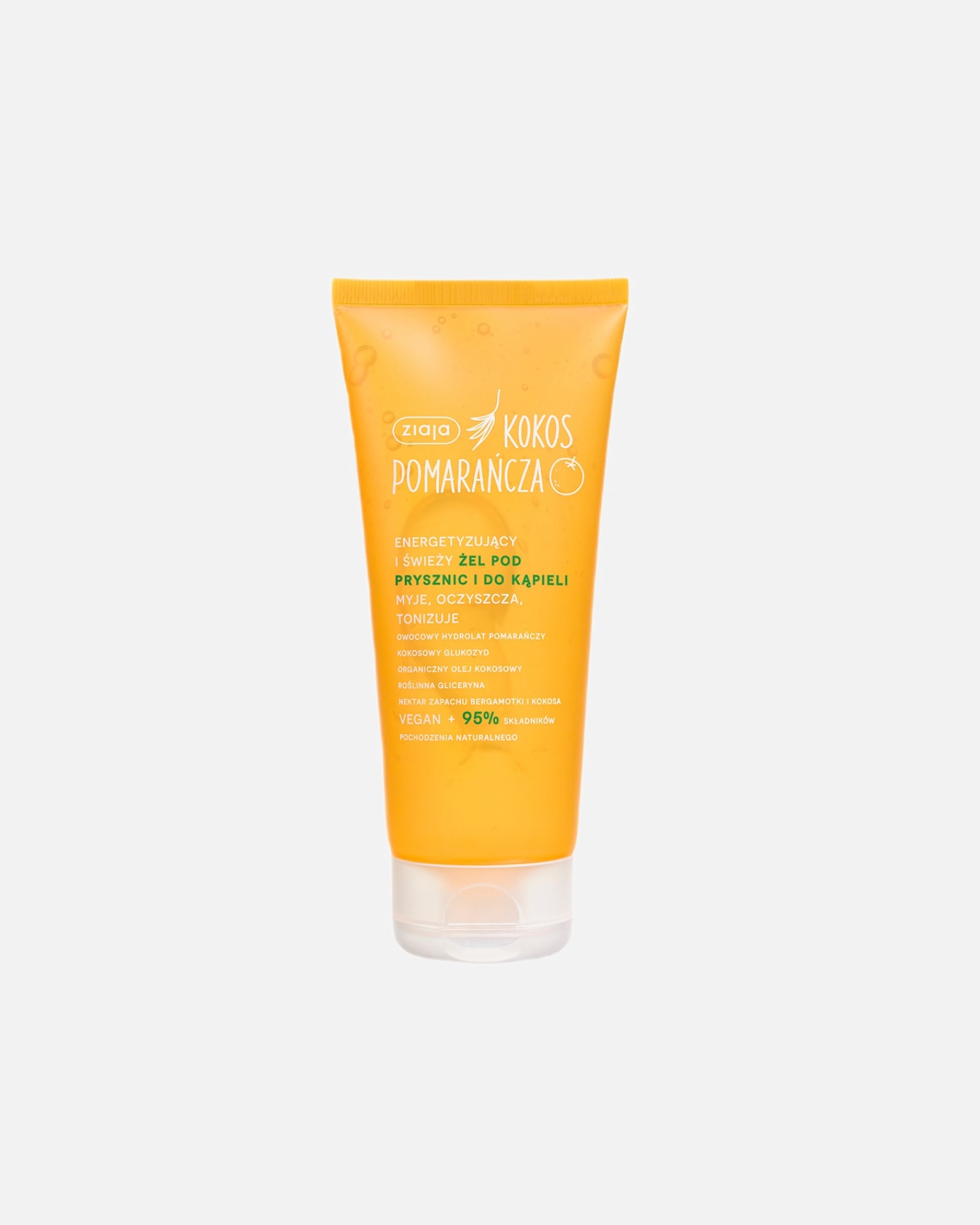 Żel do ciała dla Kobieta Ziaja Kokos Pomarańcza Body Care 200 ml