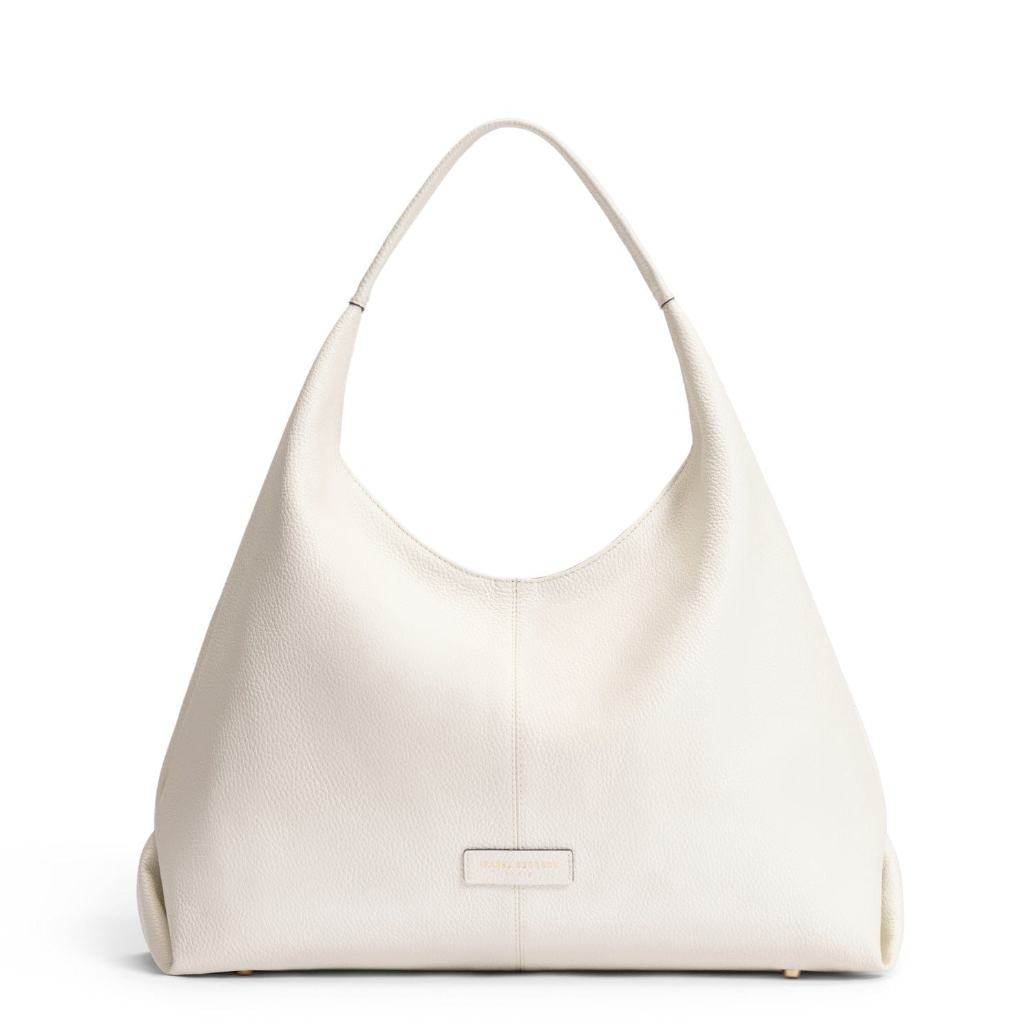 Isabel Bernard Honoré Grace cremefarbene Leder-Schultertasche aus Kalbsleder IB25093-070