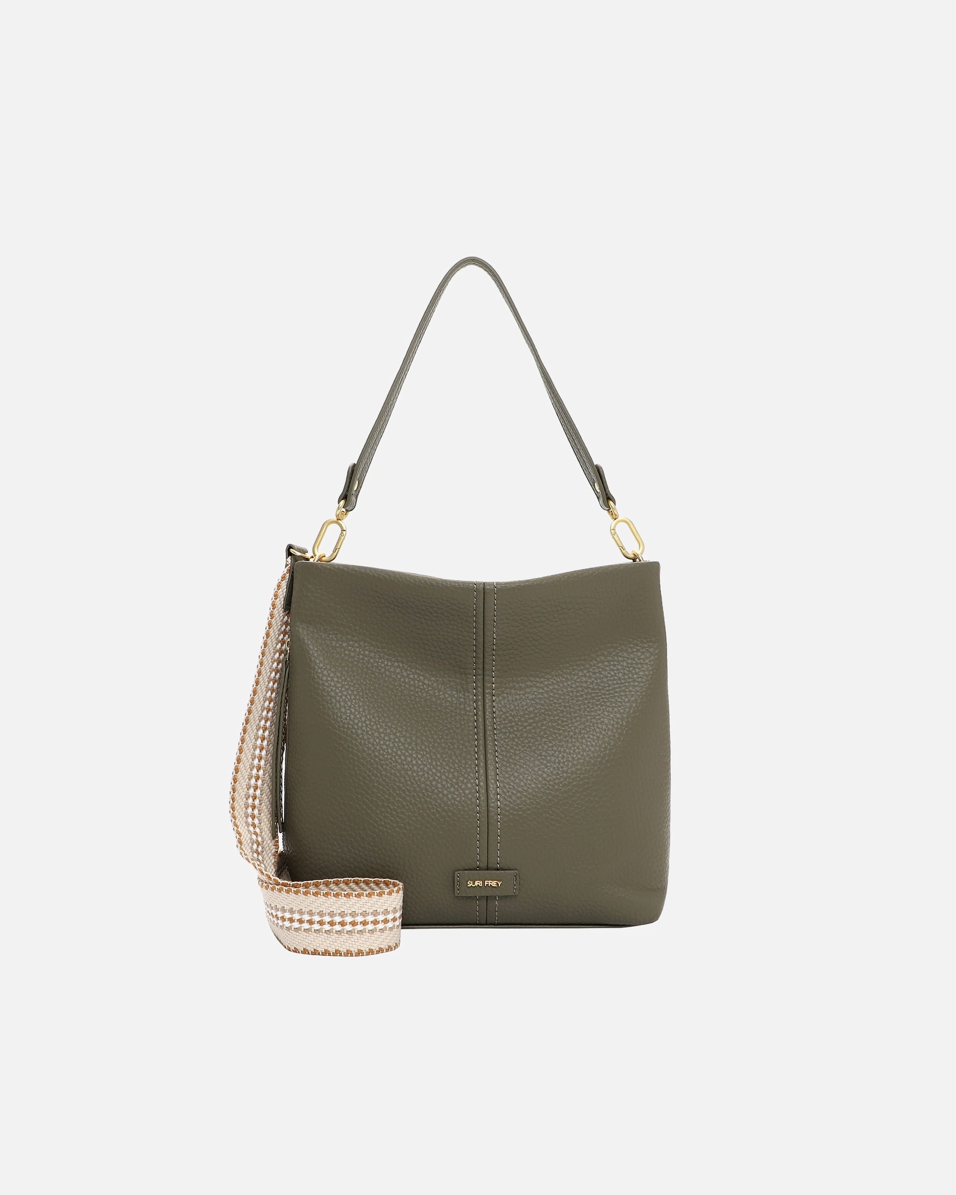 Torba na ramię dla Kobieta SURI FREY Worek SFY Gray Khaki